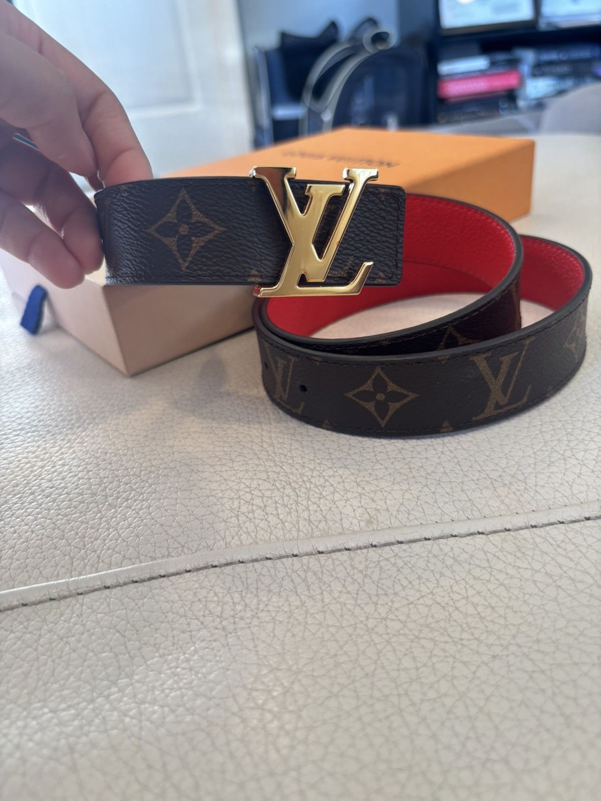 Louis Vuitton LV Initiales Reversible Belt Size ONE SIZE - 4 Thumbnail