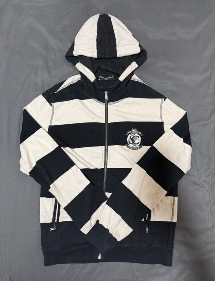 Dolce & Gabbana AVANTGARDE dolce Gabbana ribbed japanese Y2K zip