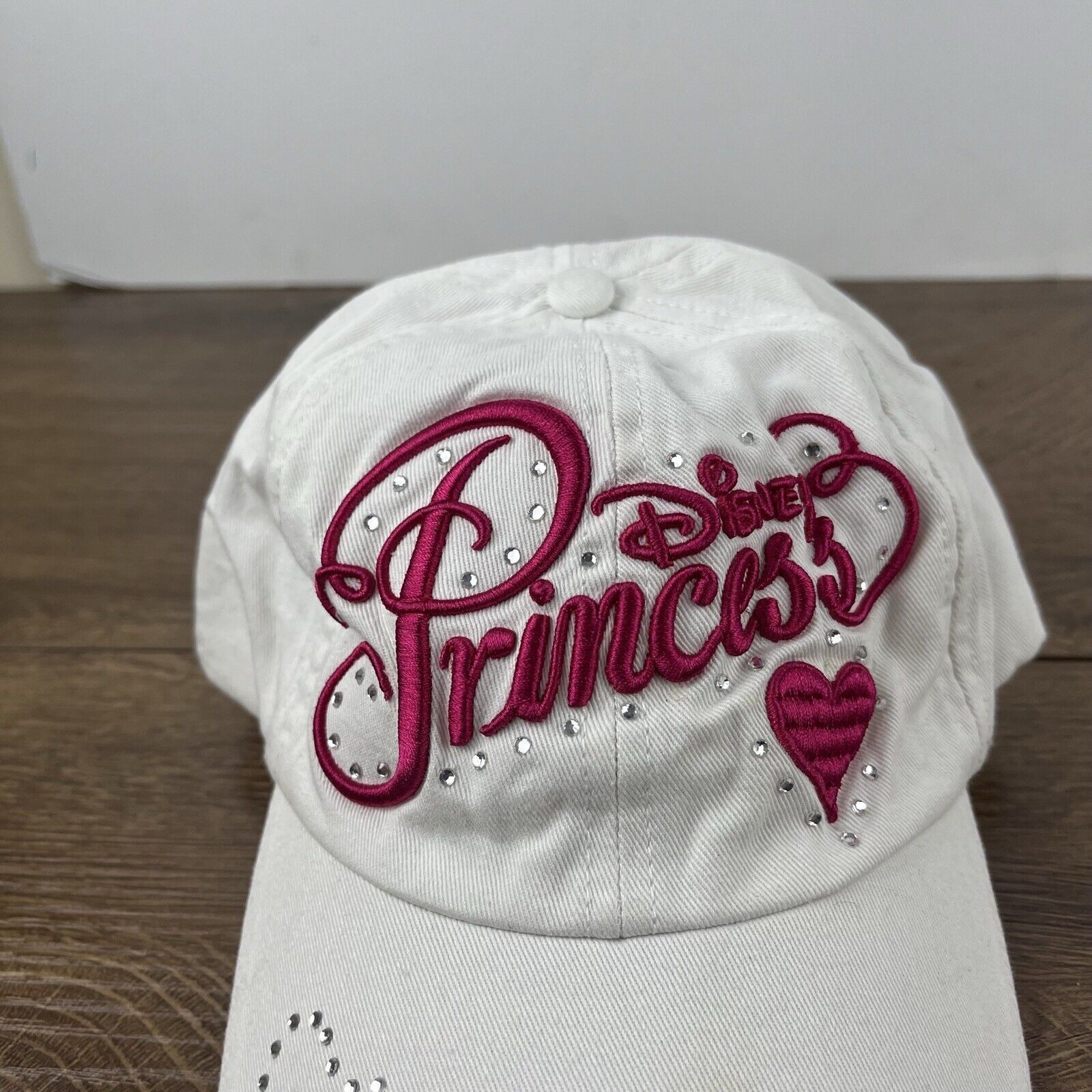 Disney Disney Princess Hat White Cap Hat Adjustable Hat White Adult Size ONE SIZE - 7 Thumbnail