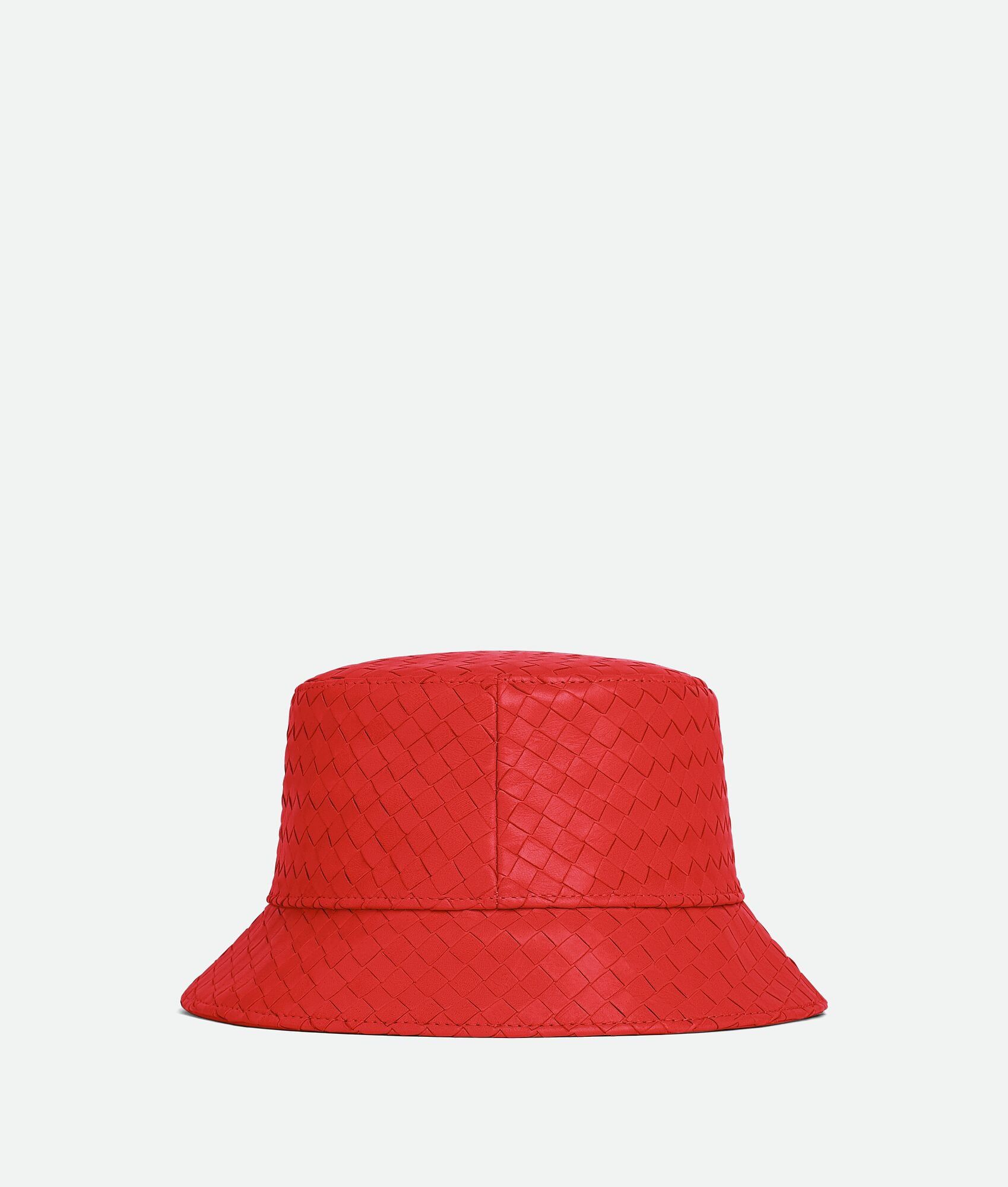 Bottega Veneta o1n1vont0125 Size: M / Leather Intrecciato Bucket Hat / Cap Size ONE SIZE - 1 Thumbnail