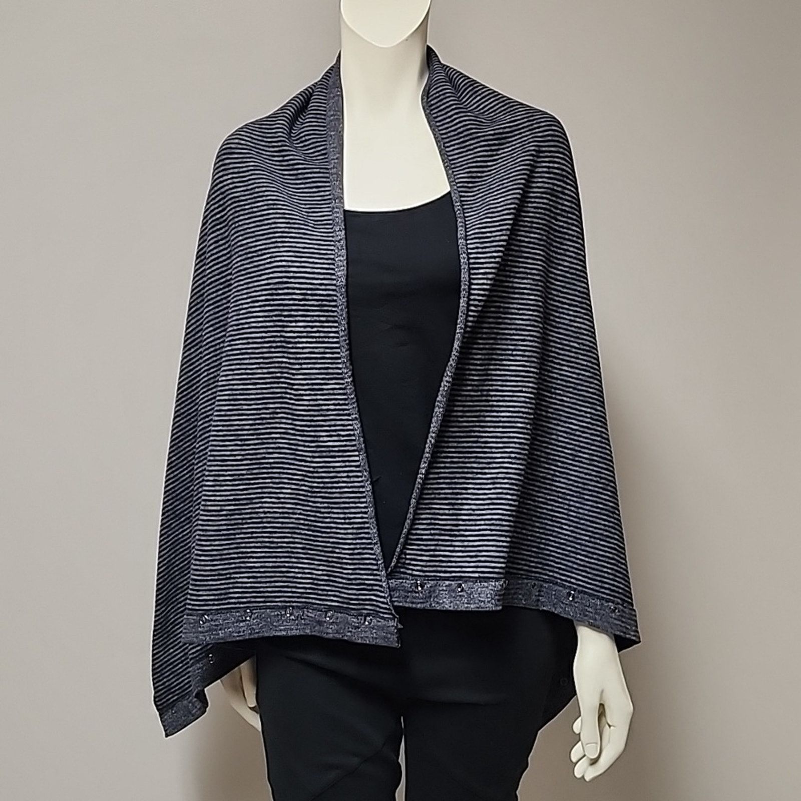 Lululemon Lululemon Vinyasa Scarf Mini Check Pique Black Pique Rulu Size ONE SIZE - 2 Thumbnail