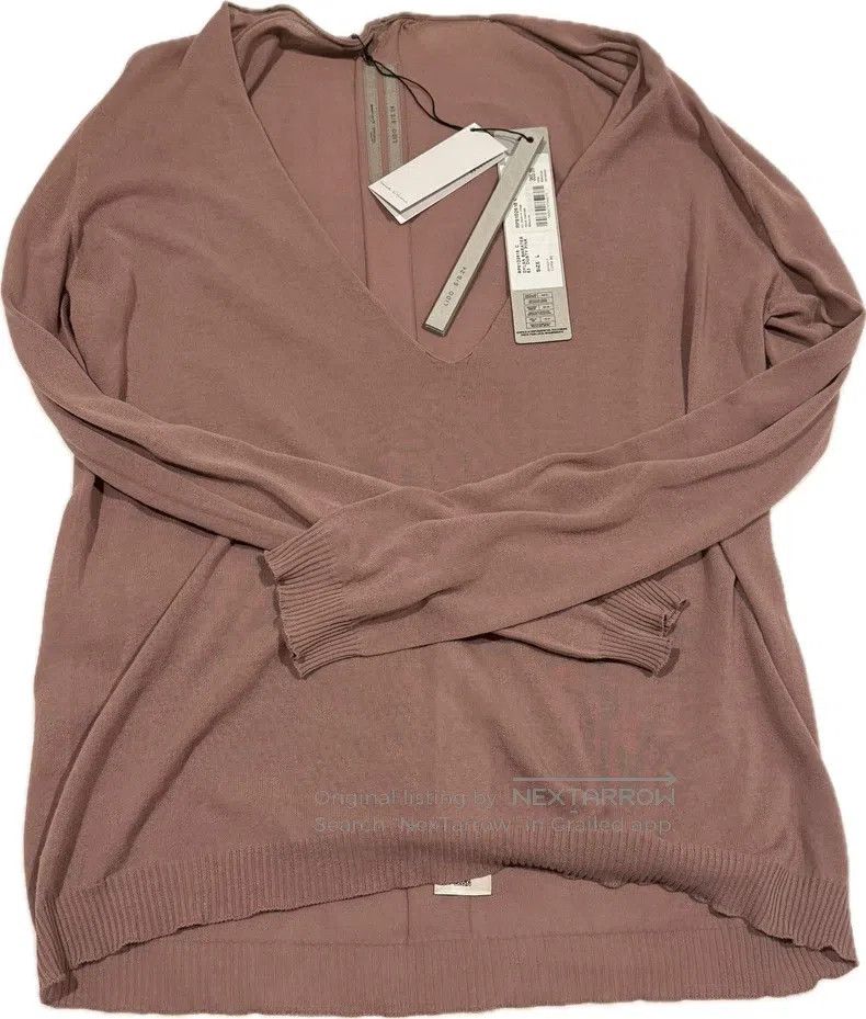 Rick Owens RICK OWENS Cherry blossom pink wool cardigan, size L Size S / US 4 / IT 40 - 1 Thumbnail