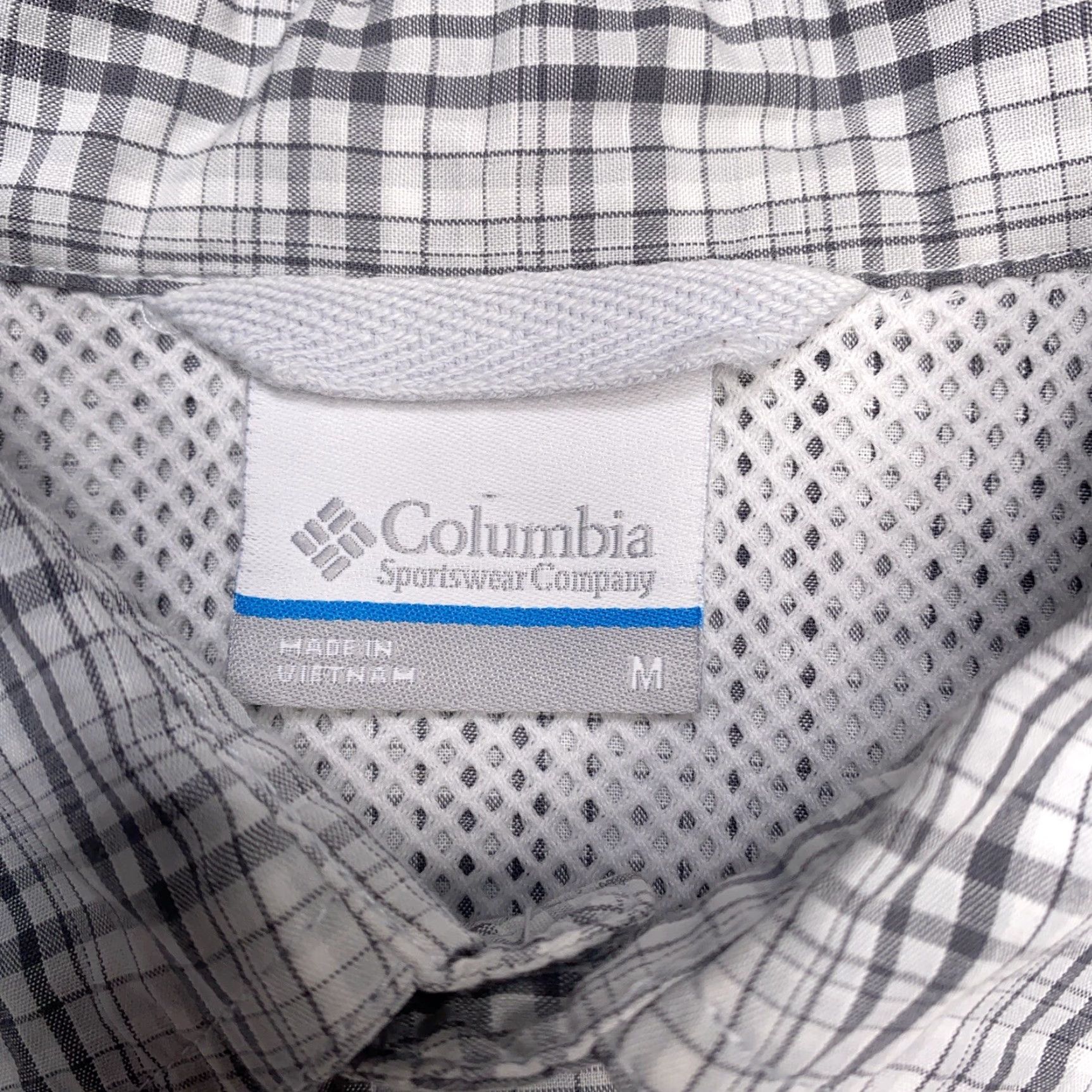 Vintage Columbia Shirt Adult Medium Gray Plaid Button-Up Outdoor Mens Size US M / EU 48-50 / 2 - 4 Thumbnail