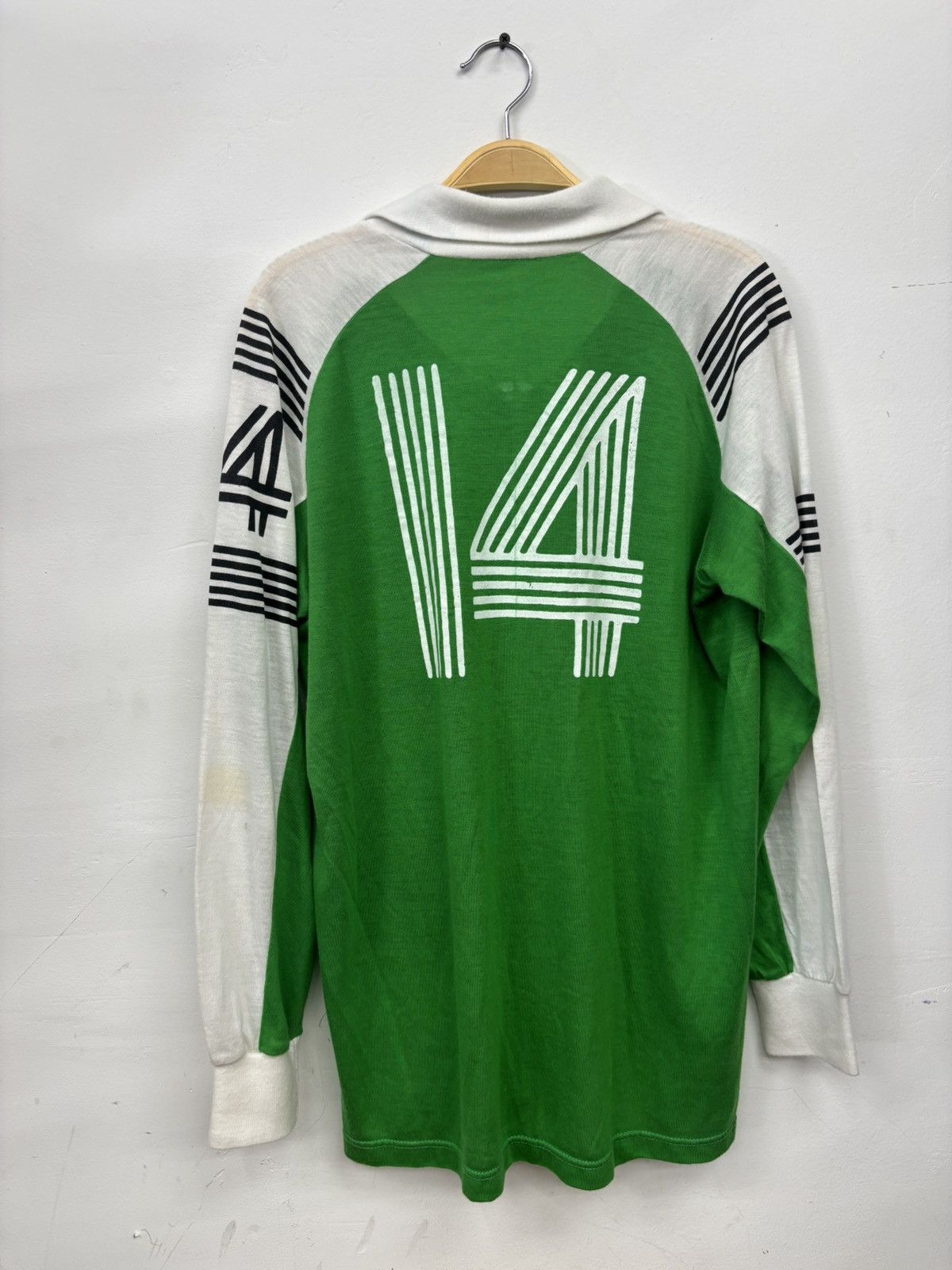 Vintage 1980s/1990s Gimer Sport "Helios" long-sleeve football jersey Size US XL / EU 56 / 4 - 2 Thumbnail