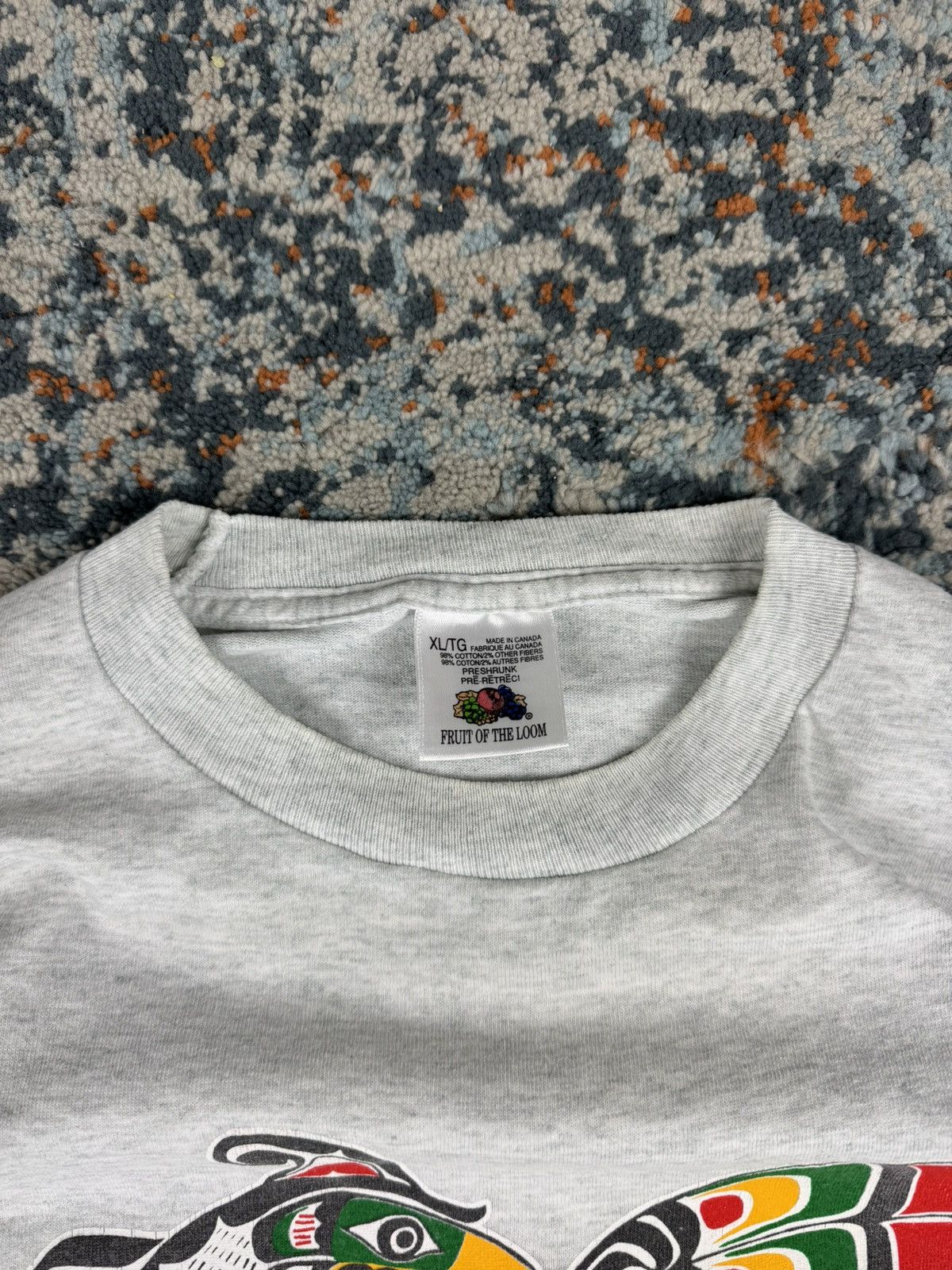 Native × Vintage Vintage 80s Thunderbird Victoria b.c Canada graphic tee Size US XL / EU 56 / 4 - 7 Thumbnail