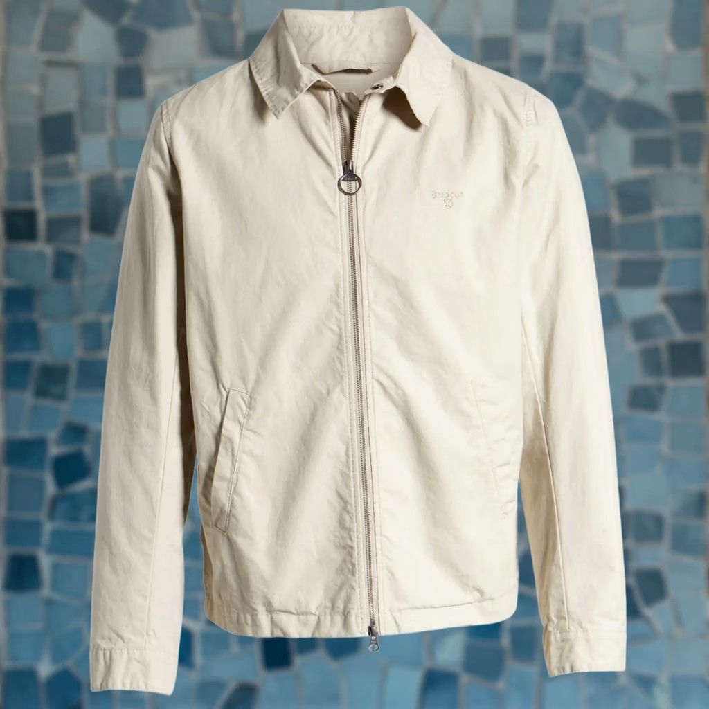 Barbour Barbour Essential Casual Jacket Cotton Full Zip Windbreaker Mist Men's XL New Size US XL / EU 56 / 4 - 1 Thumbnail