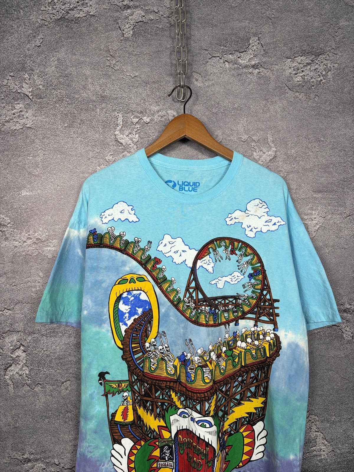 Liquid Blue Vintage Liquid Blue Grateful Dead Tie Dye T-shirt Size Xl Size US XL / EU 56 / 4 - 3 Thumbnail