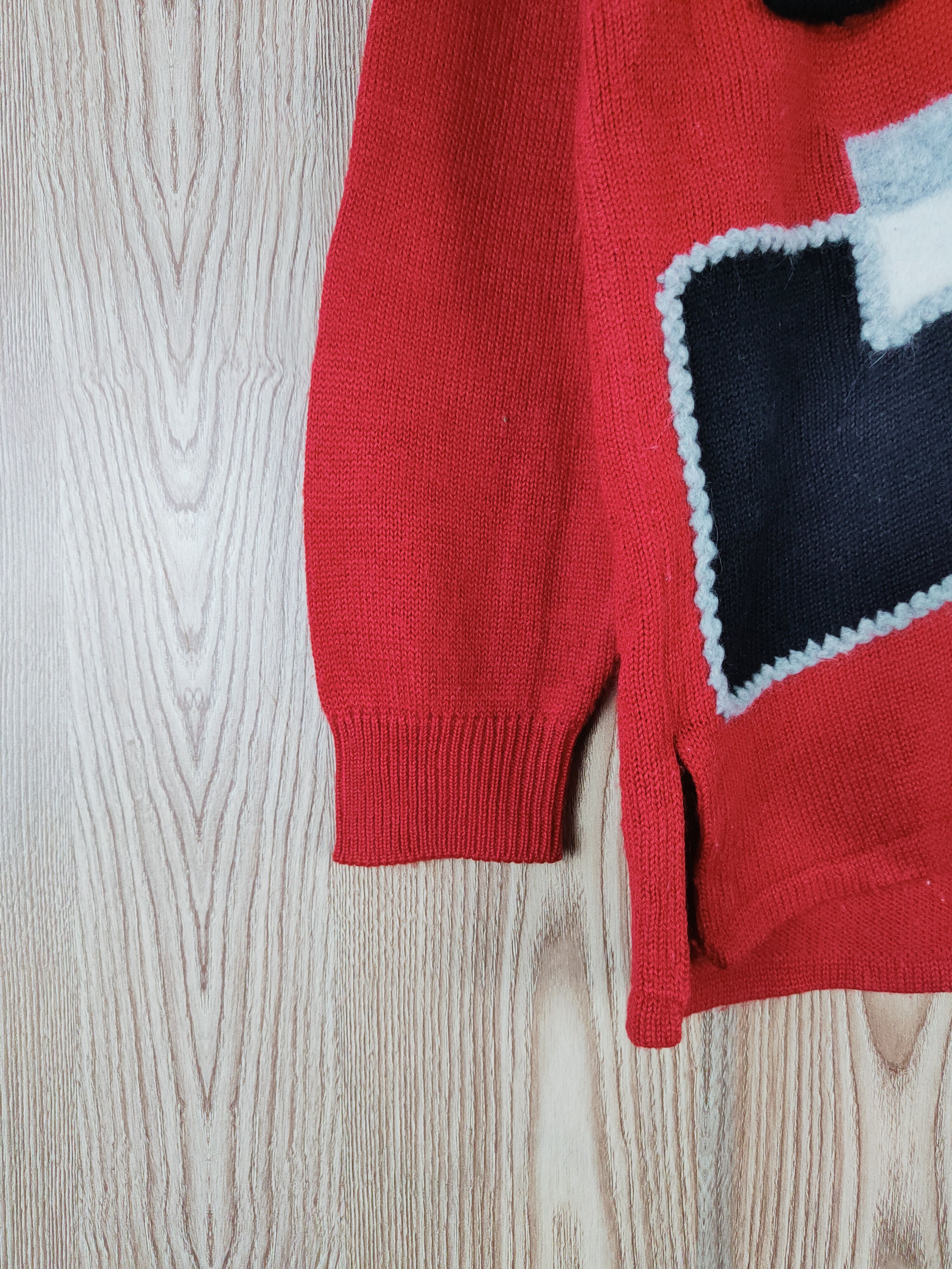 Homespun Knitwear Chego Red art vintage Knitwear Sweatshirts #W353 Size US M / EU 48-50 / 2 - 5 Thumbnail