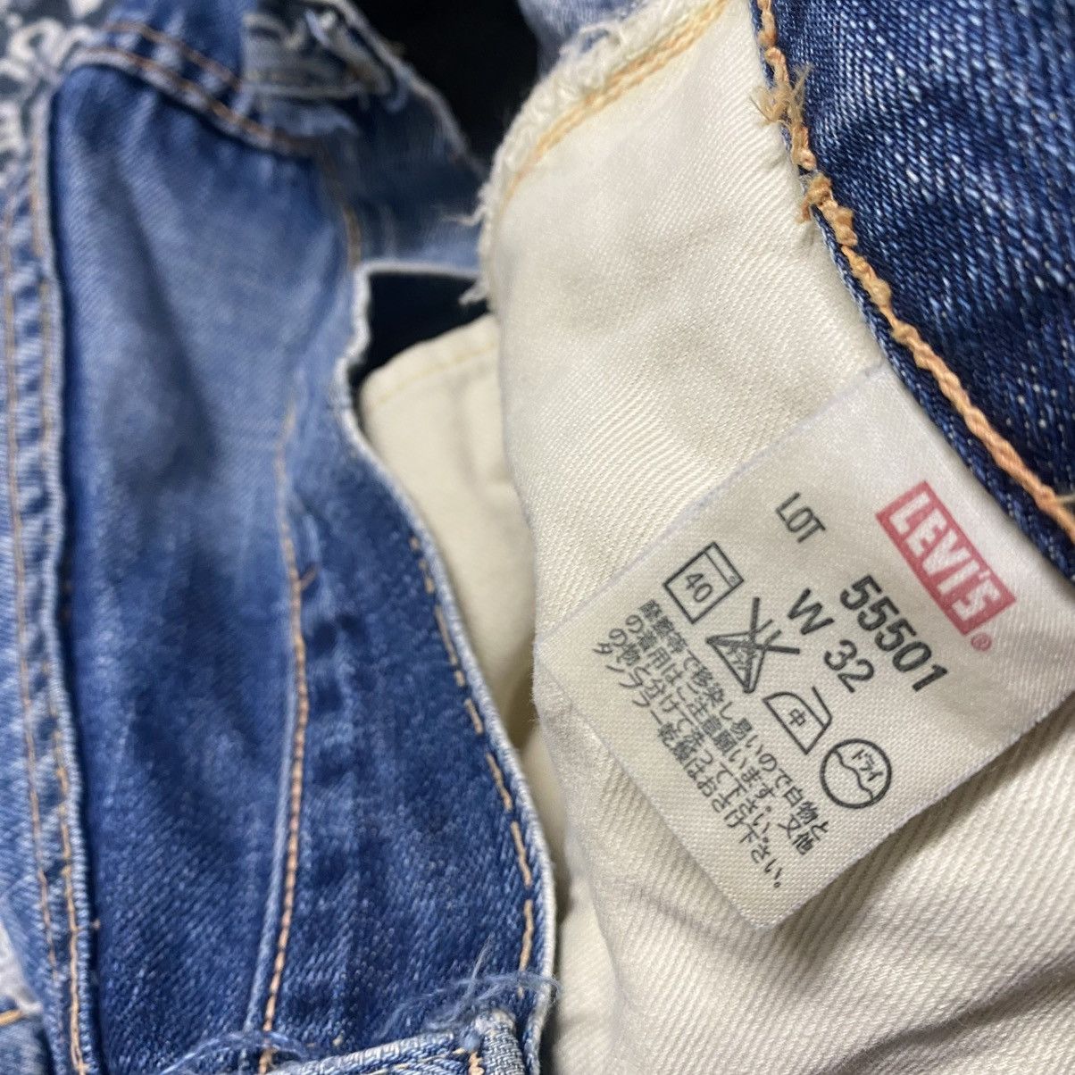 Levi's Vintage Y2K Levis 501 Big E Hidden Rivets Selvedge Jeans Size US 31 - 23 Thumbnail