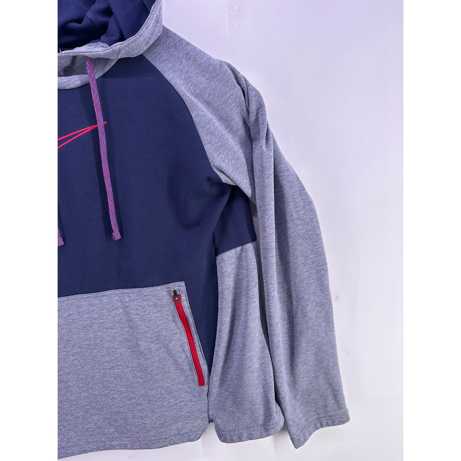Nike NikeGray Blue Therma Fit Center SwooshHoodie Sz medium Size US M / EU 48-50 / 2 - 4 Thumbnail