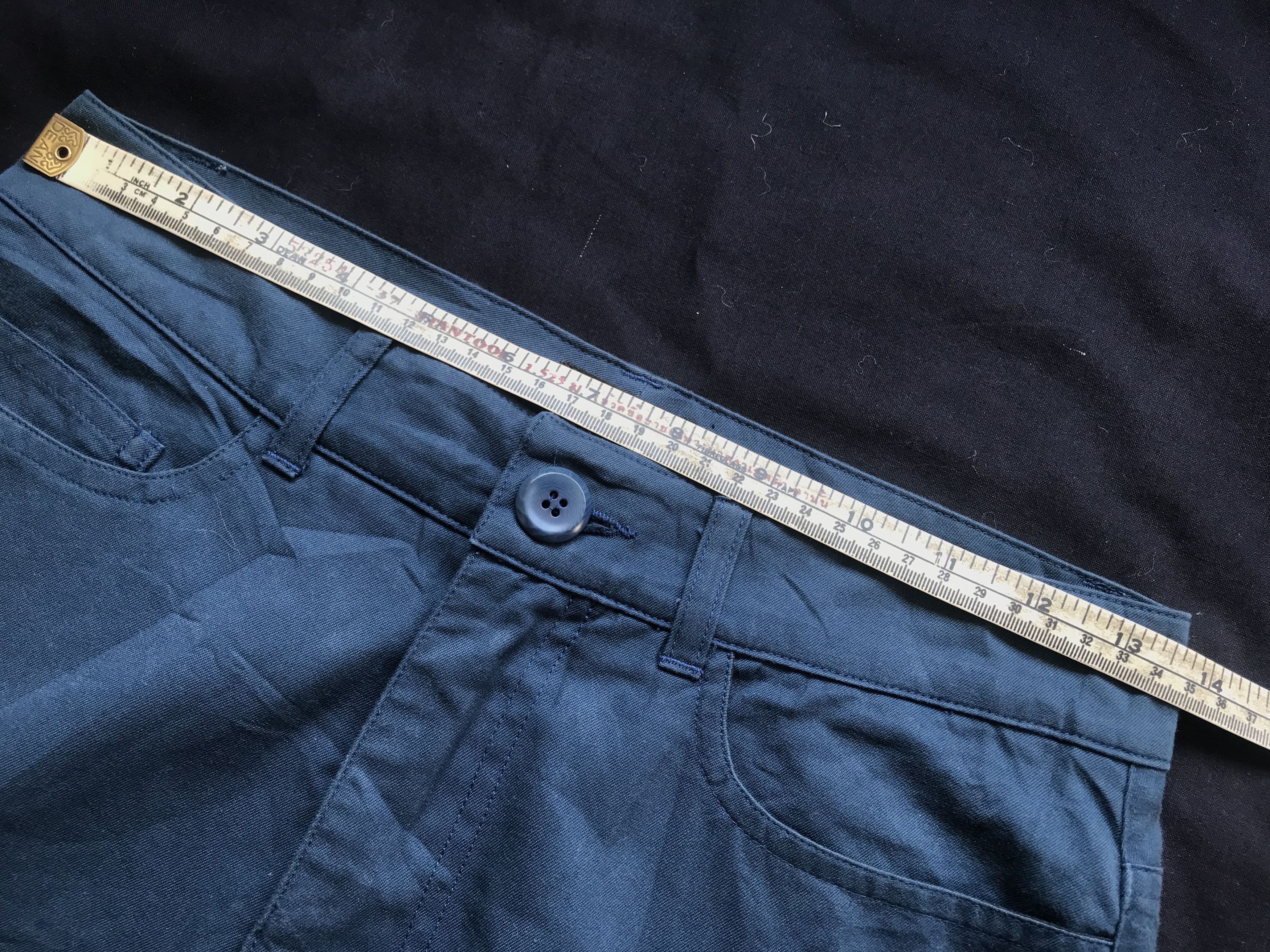 A.P.C. (SK32) APC Navy Blue 5 Pocket Zip Short Skirt Sz XS Size 27" / US 4 / IT 40 - 8 Thumbnail