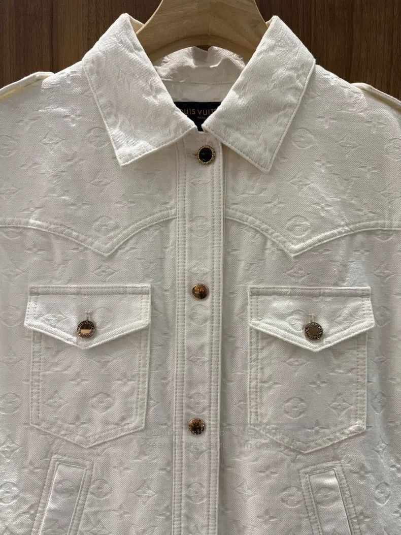 Louis Vuitton Louis Vuitton Nautical White Stampede Cowboy Vest Size XS / US 0-2 / IT 36-38 - 3 Thumbnail