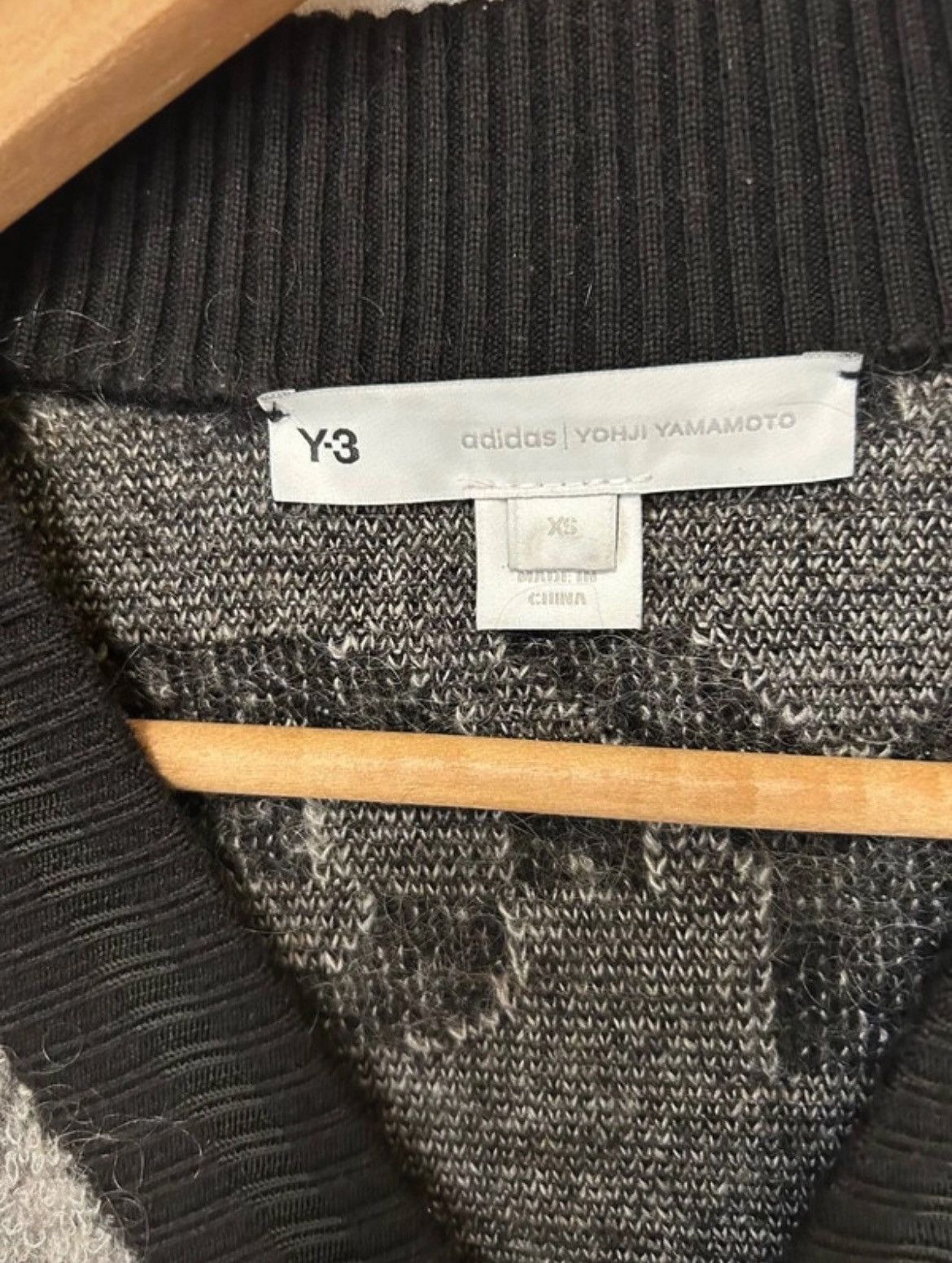 Adidas × Y-3 × Yohji Yamamoto Y-3 Yohji Yamamoto Leopard Knit Cardigan Size XS / US 0-2 / IT 36-38 - 4 Thumbnail