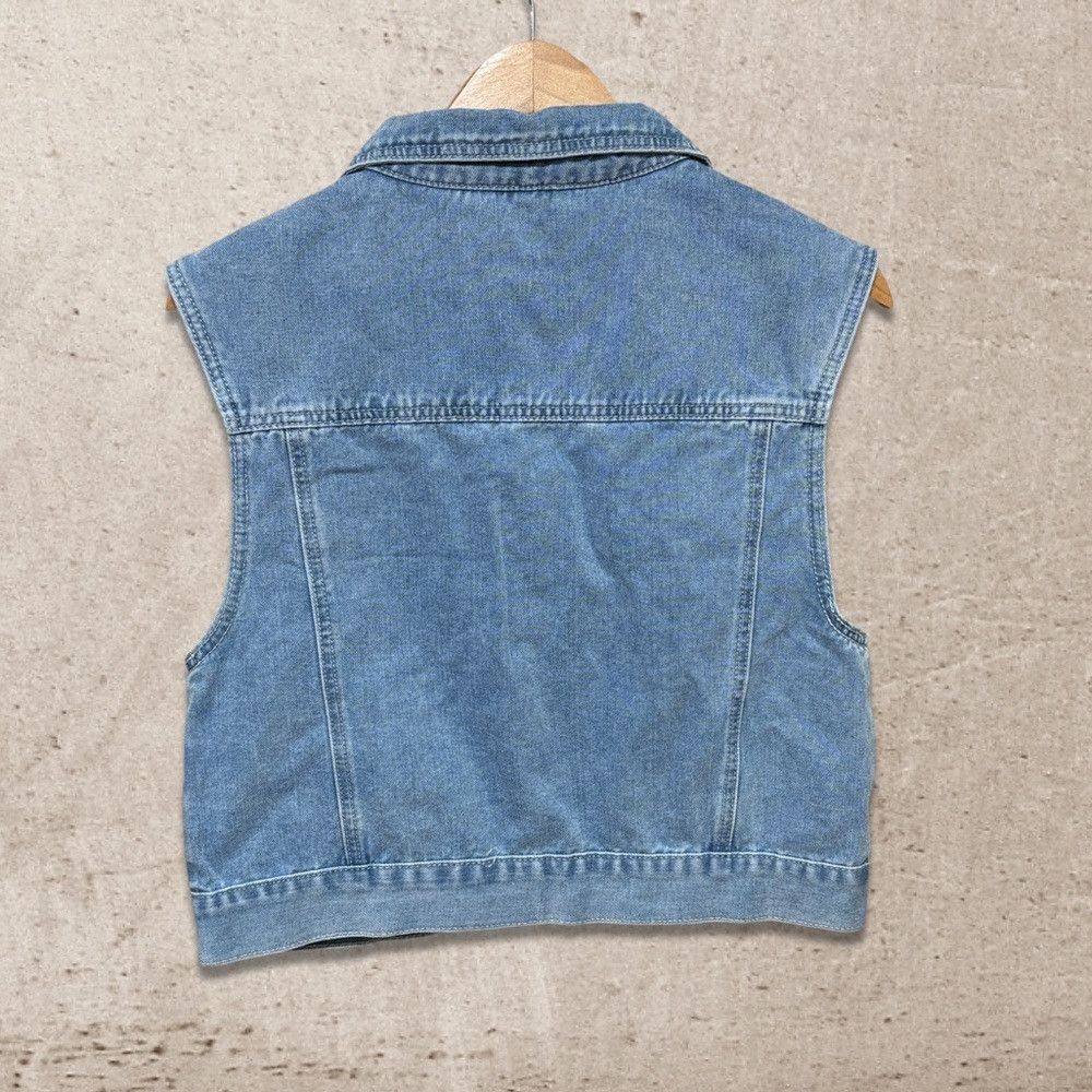 Other Esqualo Gilet Short Denim Vest NWT Size M / US 6-8 / IT 42-44 - 2 Thumbnail
