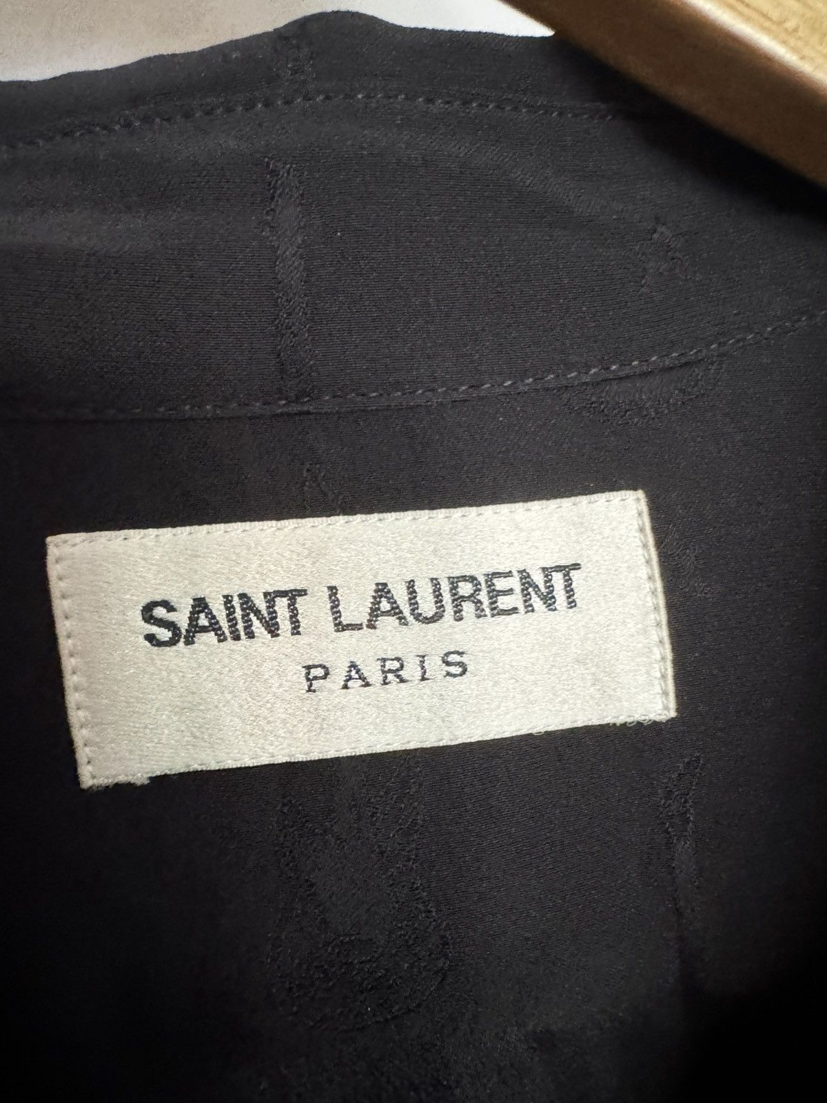 Saint Laurent Paris Hedi silk guitar shirt Size US M / EU 48-50 / 2 - 3 Thumbnail