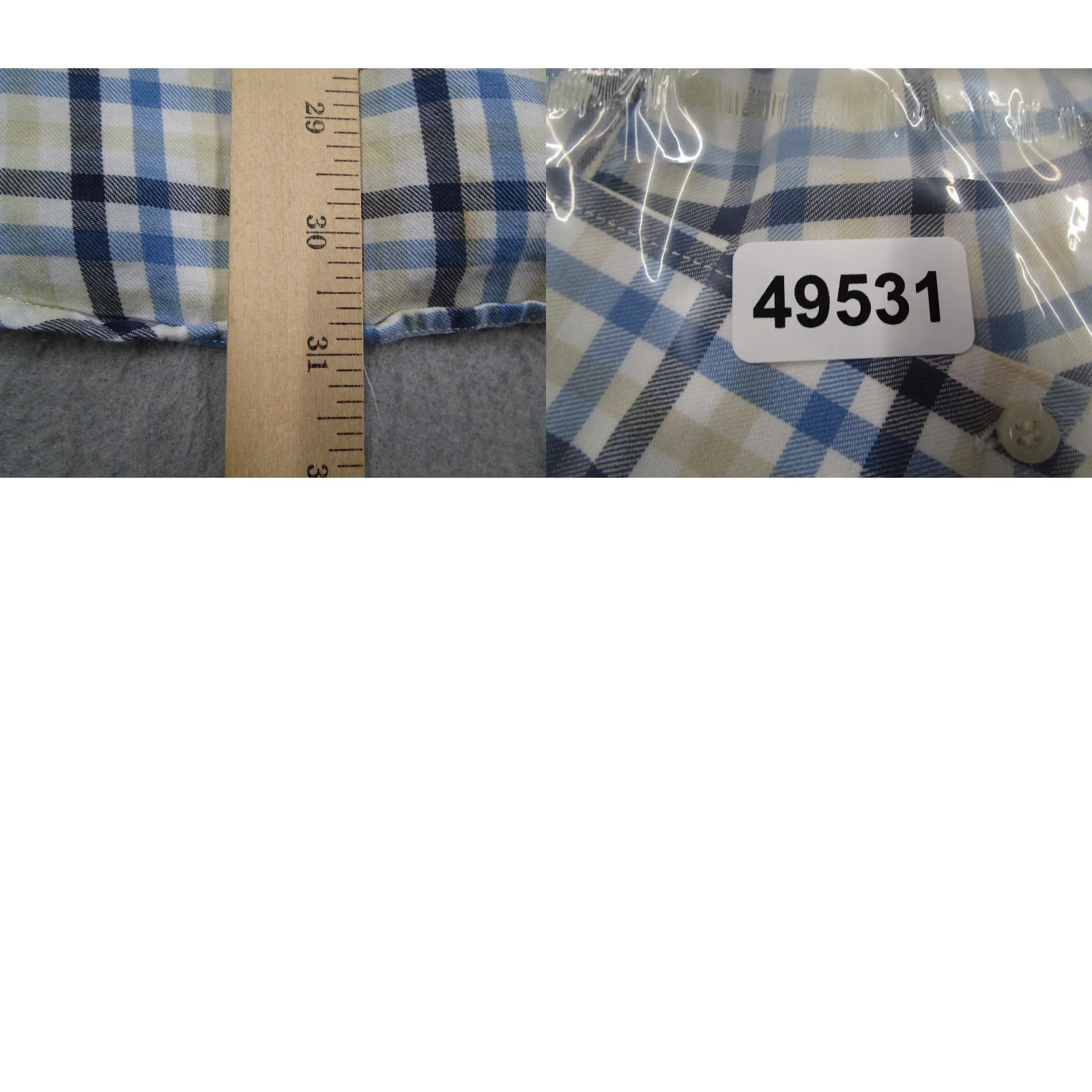 Vintage Beretta Shirt Mens XL Blue White Plaid Short Sleeve Button Down Cotton Casual Shirt Button-Down Collar Front Pocket Classic Fit Men’s Not Vintage Size US XL / EU 56 / 4 - 8 Thumbnail
