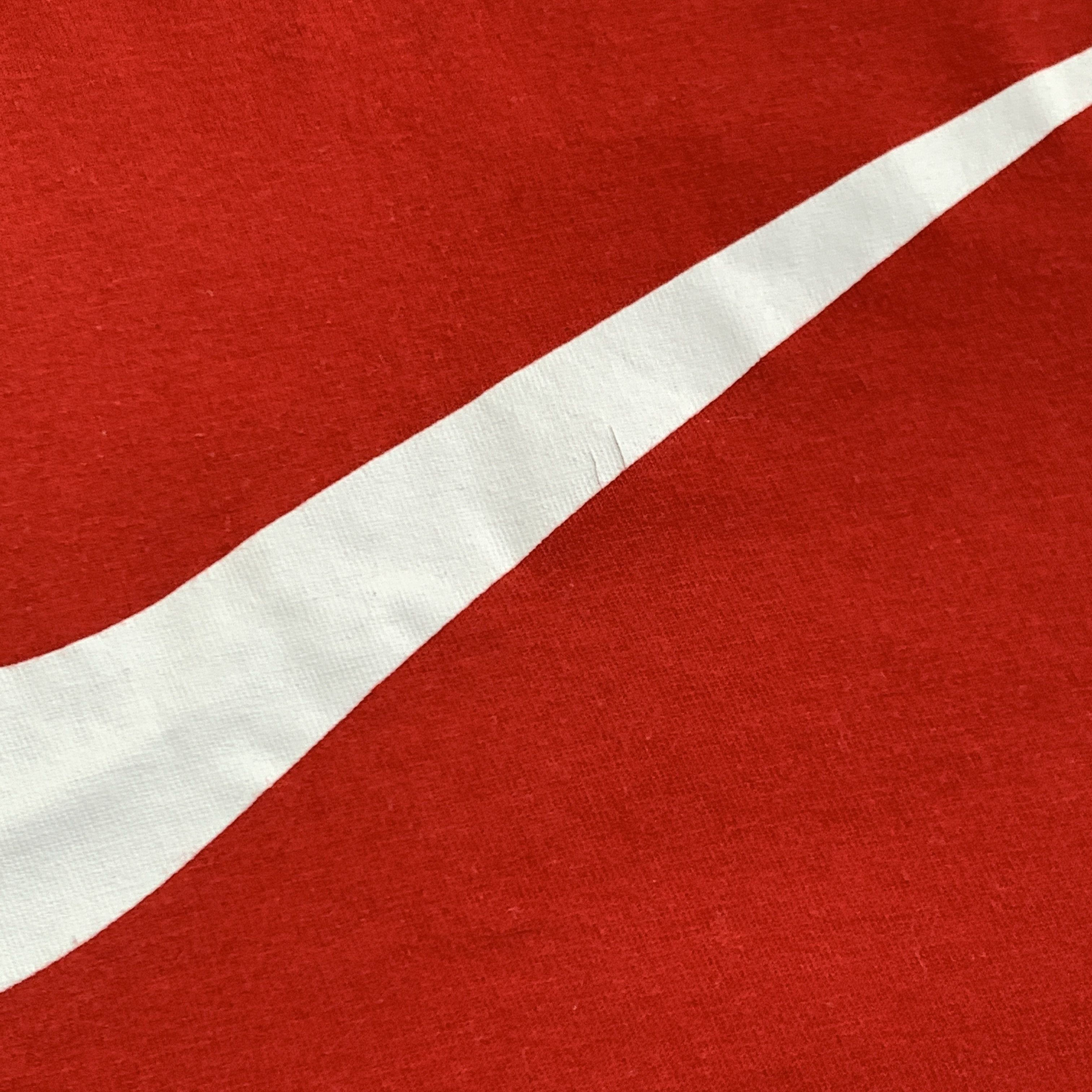 Nike Nike Big Swoosh Icon Red Graphic Tee Shirt Size US M / EU 48-50 / 2 - 4 Thumbnail