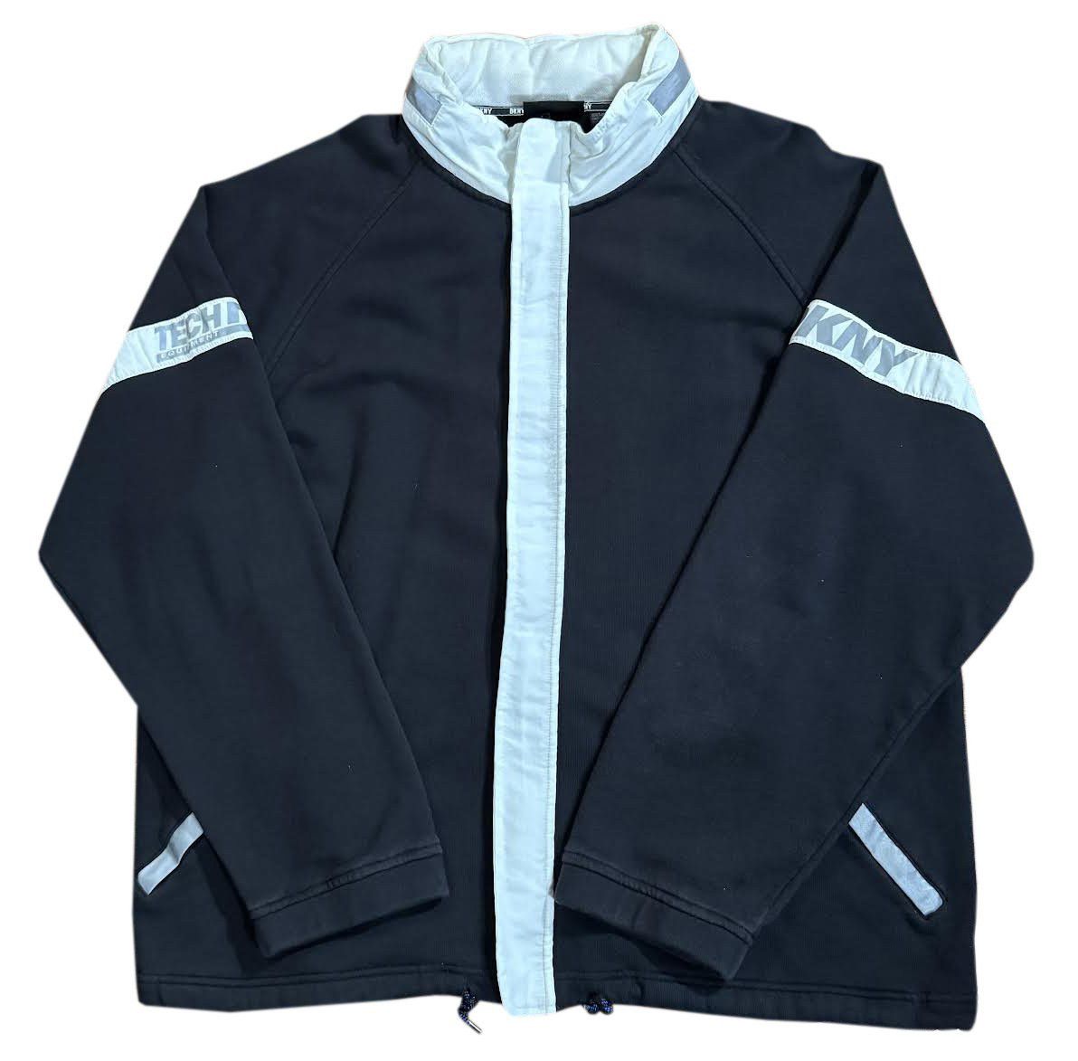 DKNY Vintage DKNY Tech Equipment Black/ 3M Sweat Jacket (Size XL) Size US XL / EU 56 / 4 - 1 Thumbnail