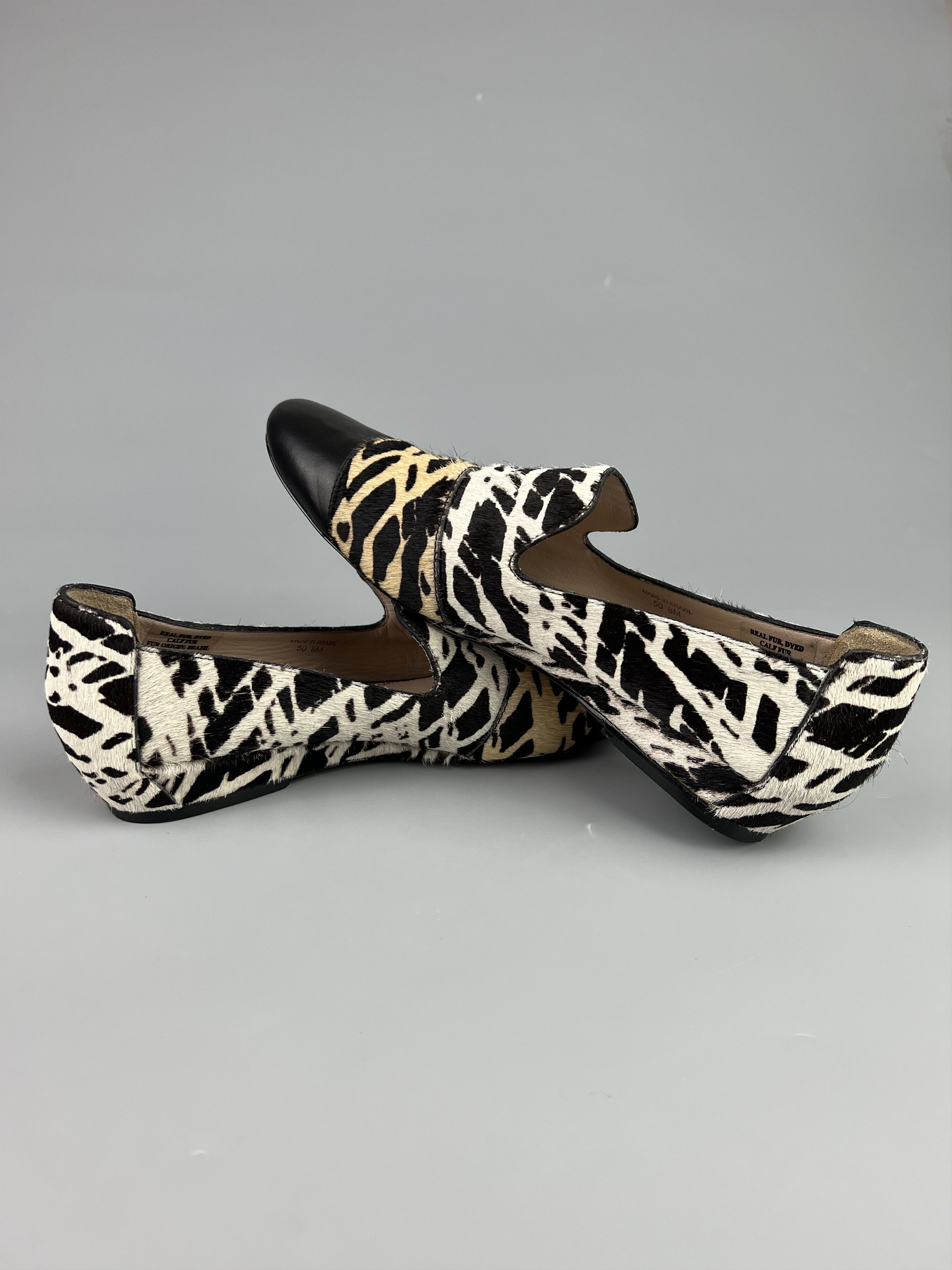 Derek Lam 10 Crosby Derek Lam 10 Crosby Leather Calf Hair Loafer Shoes Size US 8 Size US 8 / IT 38 - 5 Thumbnail