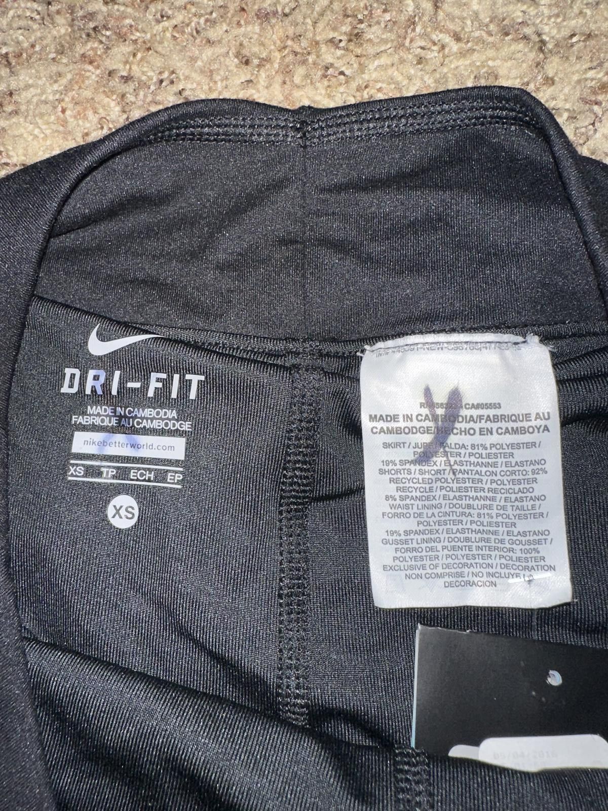 Nike Nike Women's Pure Skirt Black Size 26" / US 2 / IT 38 - 3 Thumbnail