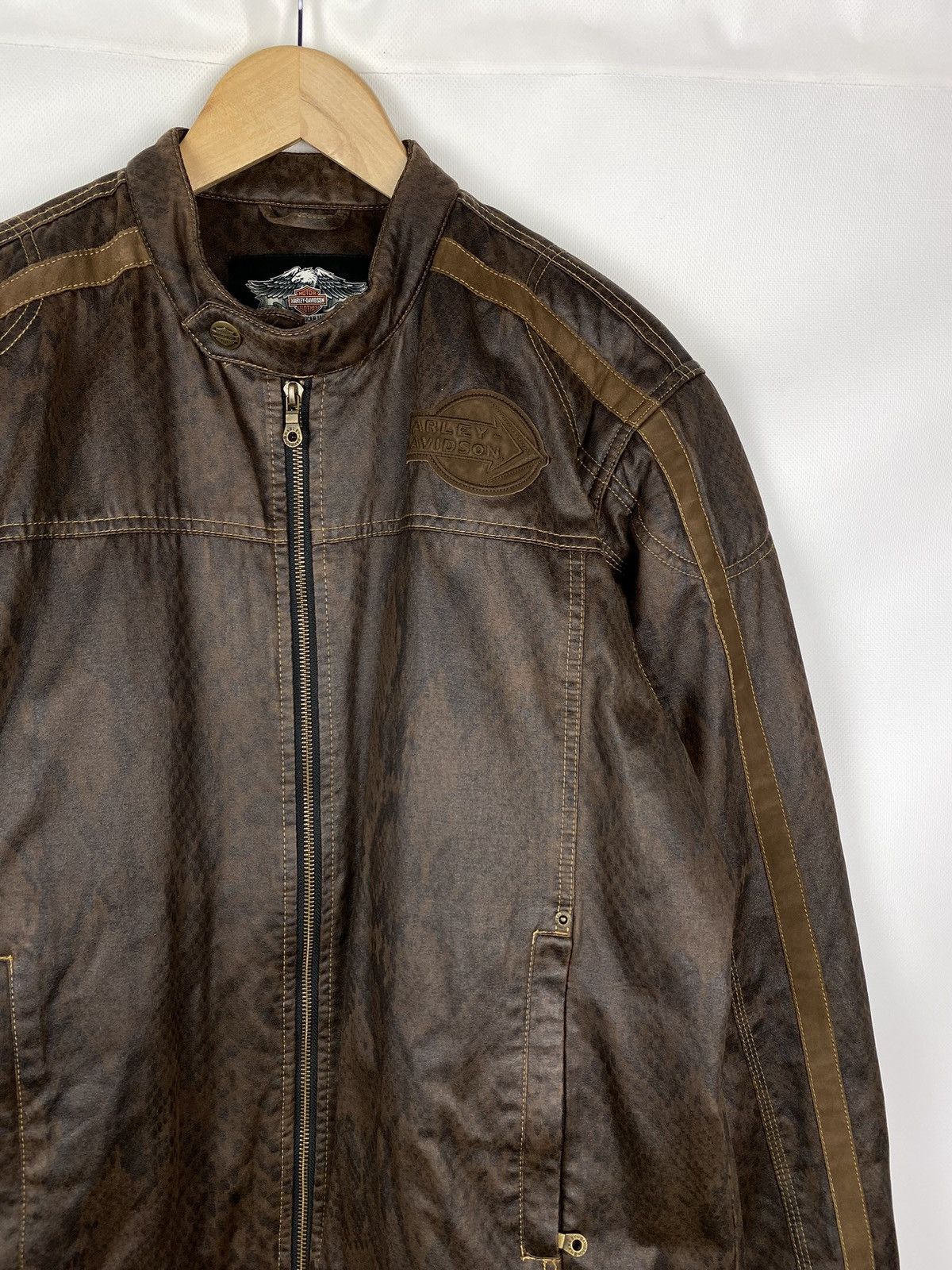 Harley Davidson Harley Davidson men’s biker bomber jacket size L Size US L / EU 52-54 / 3 - 5 Thumbnail