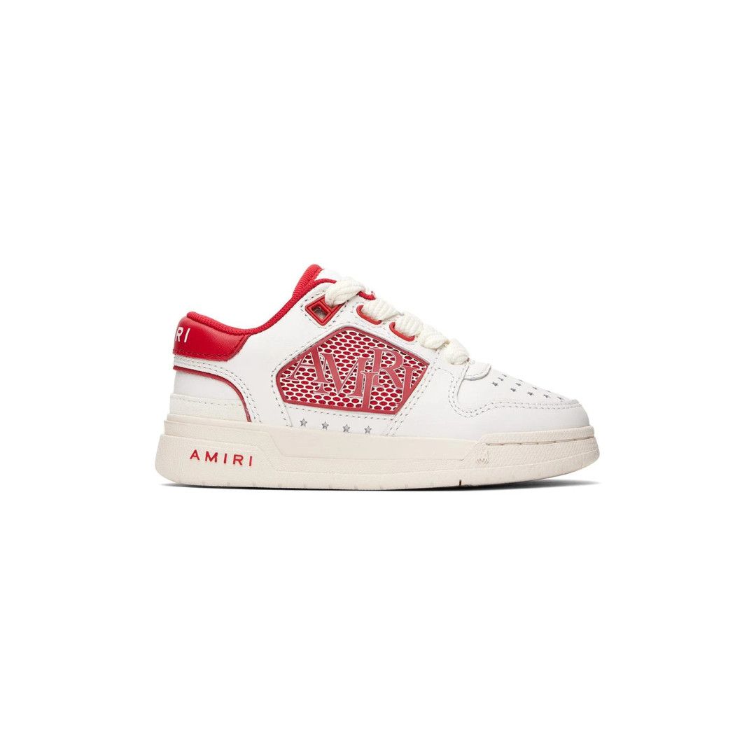 Amiri o1orln1125 Size: KIDS 23 / Classic Low Sneakers in White/Red Size US 5 / EU 37 - 1 Thumbnail