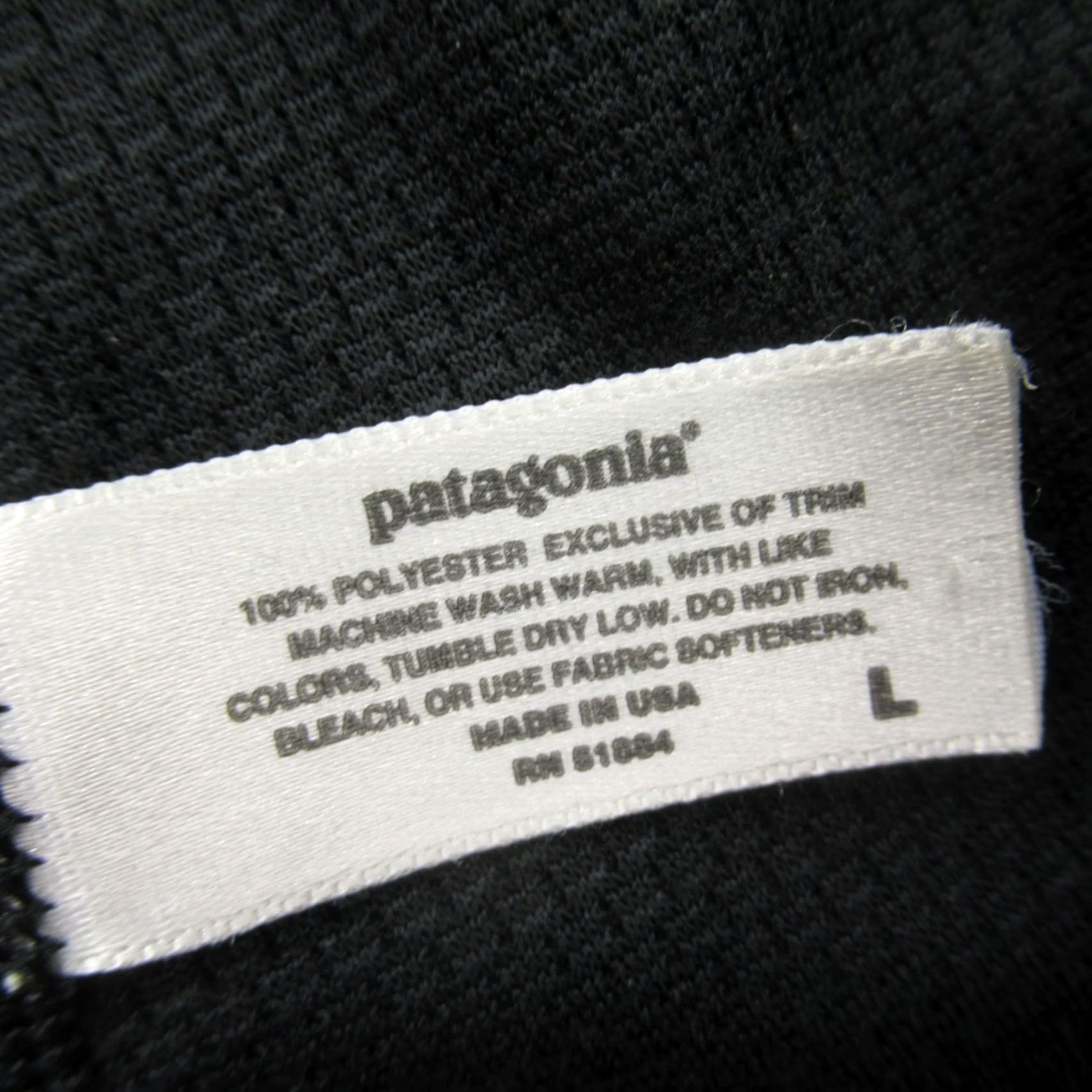 Patagonia Patagonia Leggings Womens Large Workout Gym Stretch Lightweight Black Shirt? Size 36" / US 14 / IT 50 - 3 Thumbnail