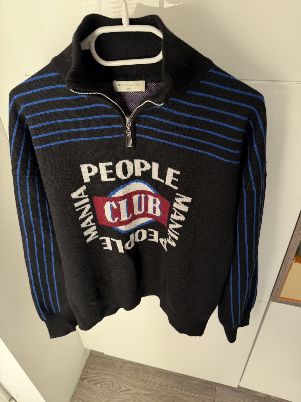 Sandro Sandro Paris Mania Graphic Sweter Size US M / EU 48-50 / 2 - 6 Thumbnail