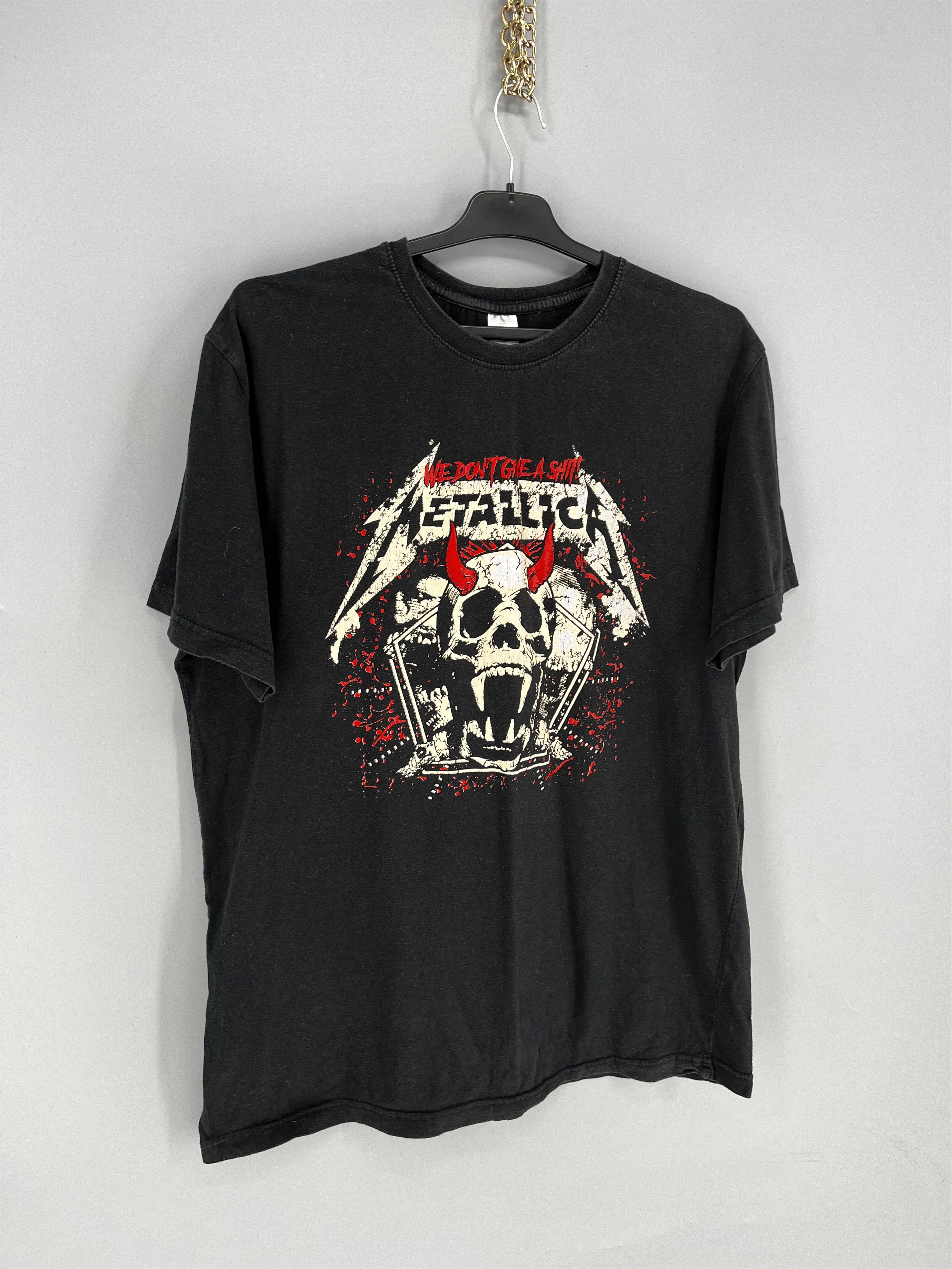 Band Tees Vintage 90s Y2K Metallica Horror Faded Band Rock Streetwear Size US L / EU 52-54 / 3 - 2 Thumbnail