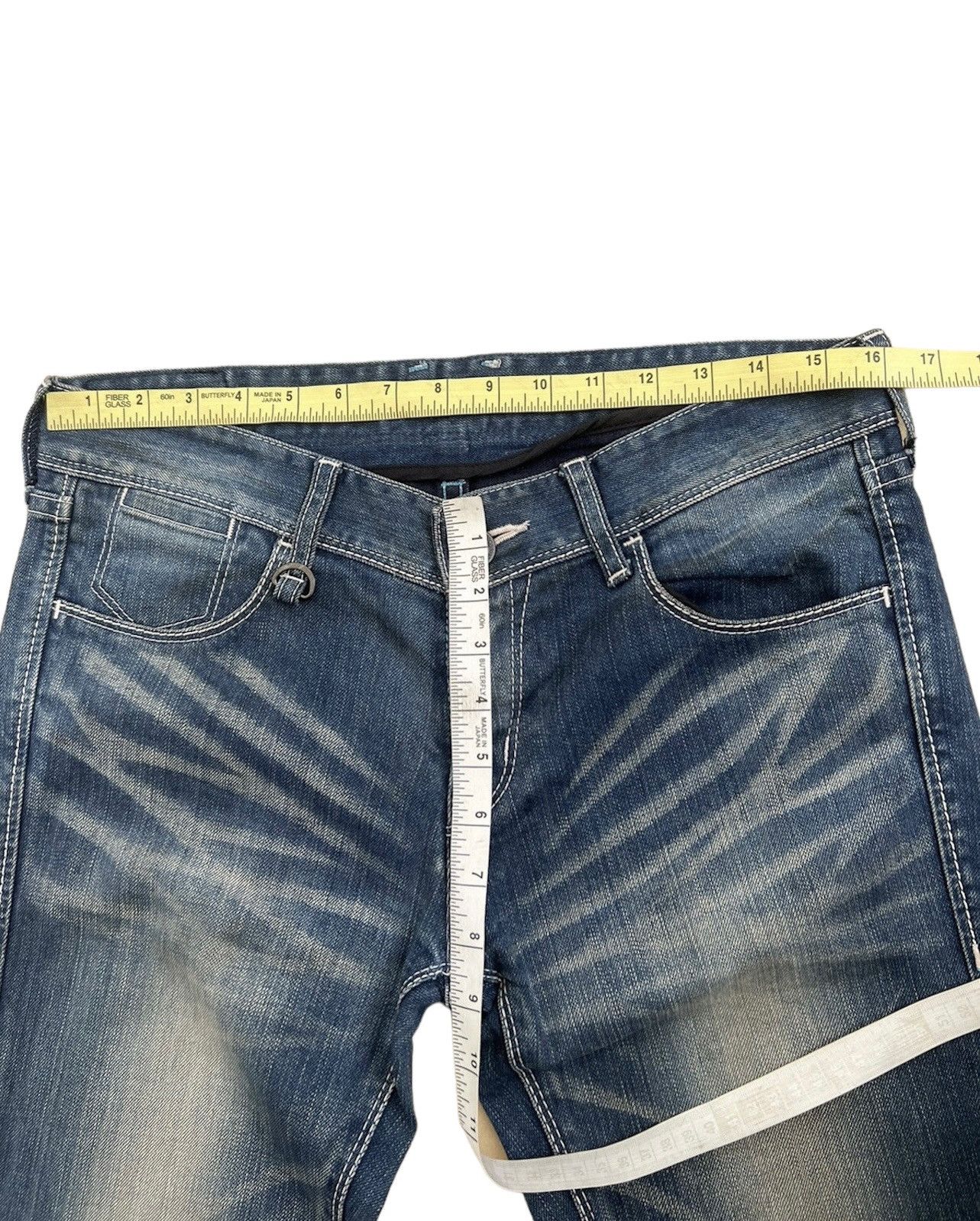 Vanquish Mud Wash Vanquish Gold Japan Low Rise Flare Denim Jeans Size US 31 - 3 Thumbnail