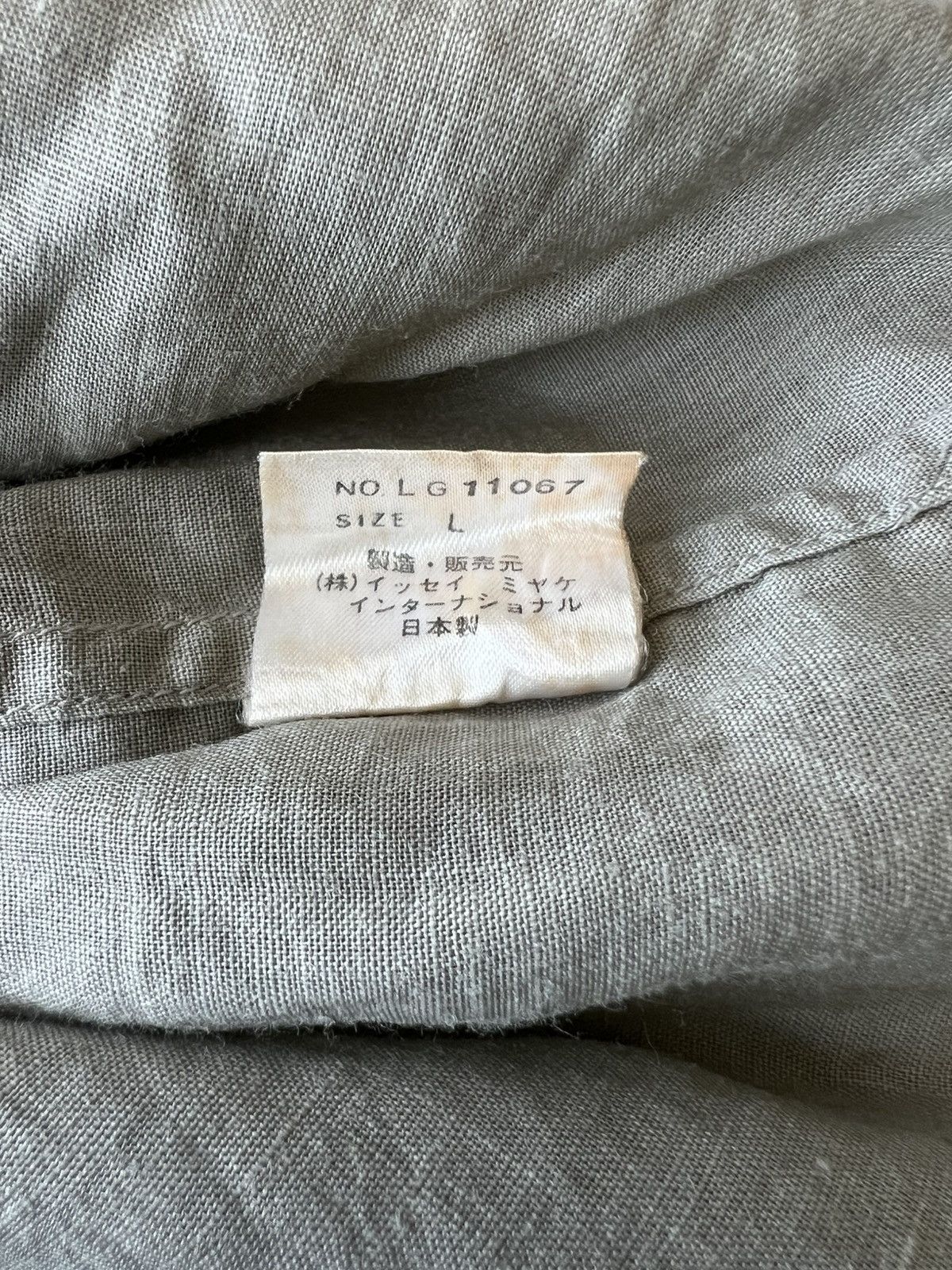 Issey Miyake Archive 1980s IM Men Premium Linen Stand Collar Pleated Jkt Size US L / EU 52-54 / 3 - 7 Thumbnail