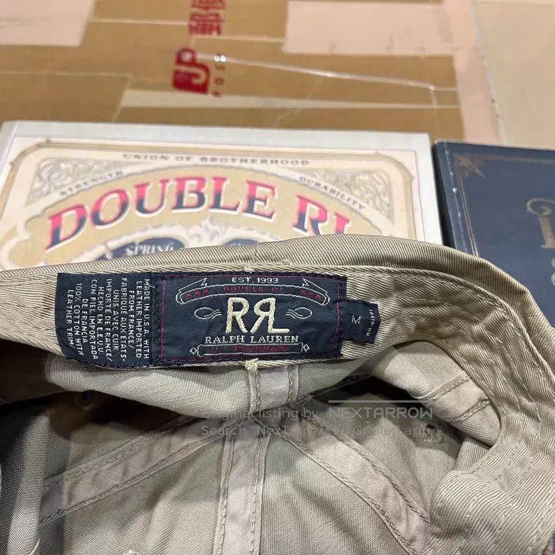 RRL Ralph Lauren RRL Ralph Lauren First year leather hat with dog head embr Size ONE SIZE - 9 Thumbnail