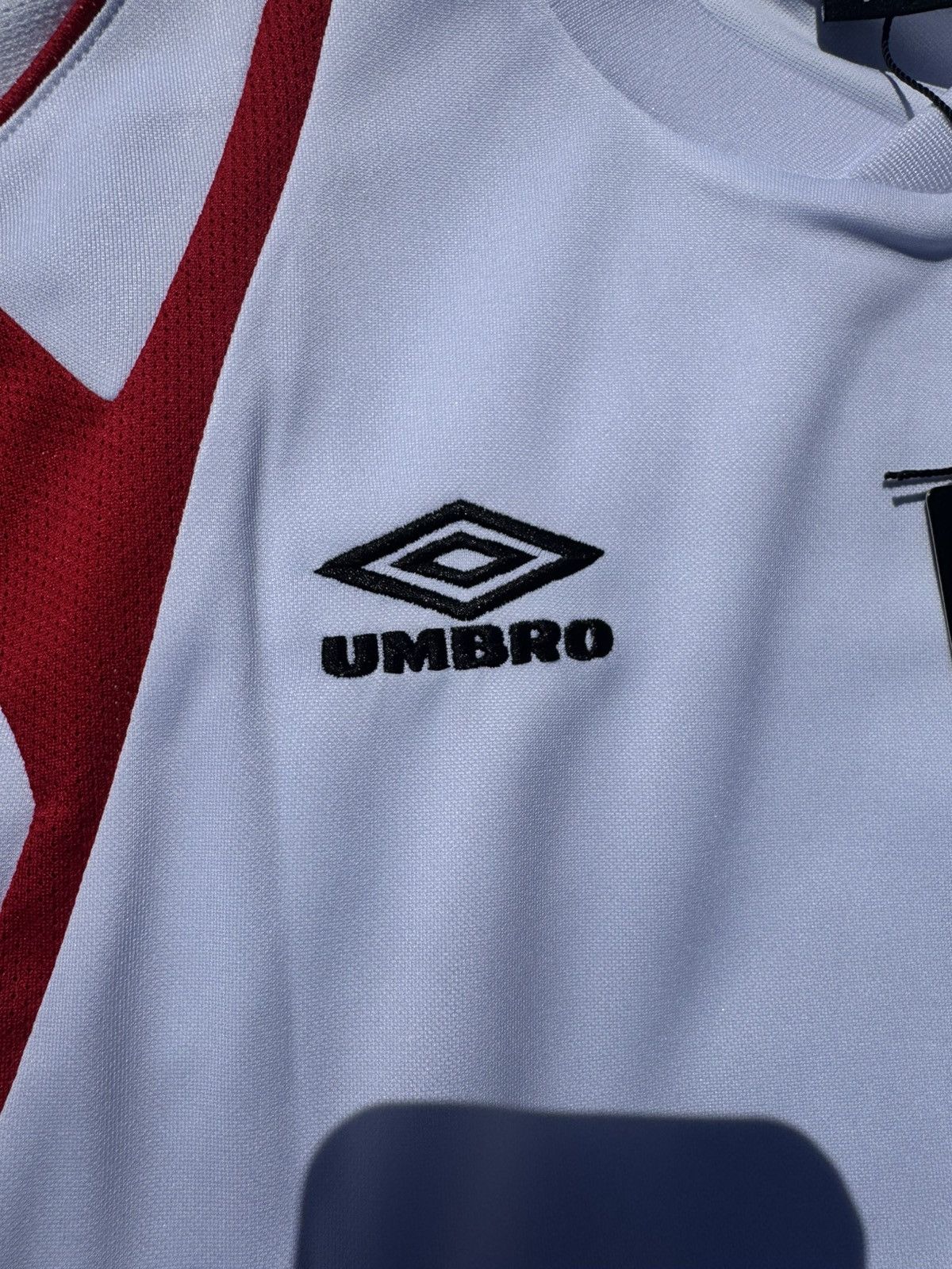 Supreme × Umbro Supreme Umbro Old English Soccer Jersey Size US S / EU 44-46 / 1 - 6 Thumbnail
