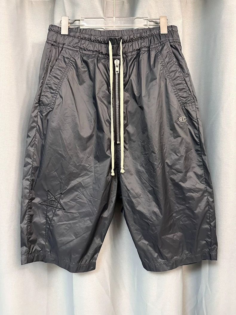 Rick Owens Champion Men's Black Shorts