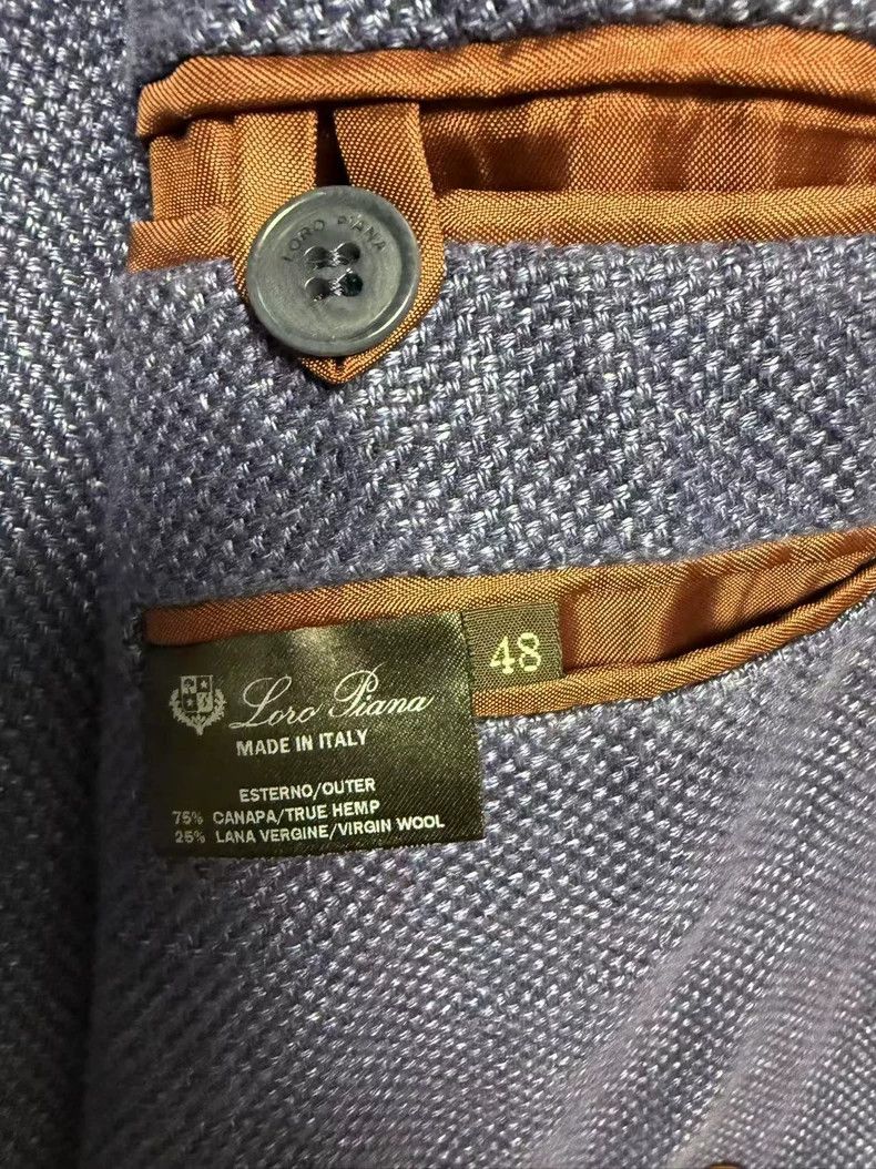Loro Piana LORO PIANA Suits made of hemp and wool Size 48S - 4 Thumbnail