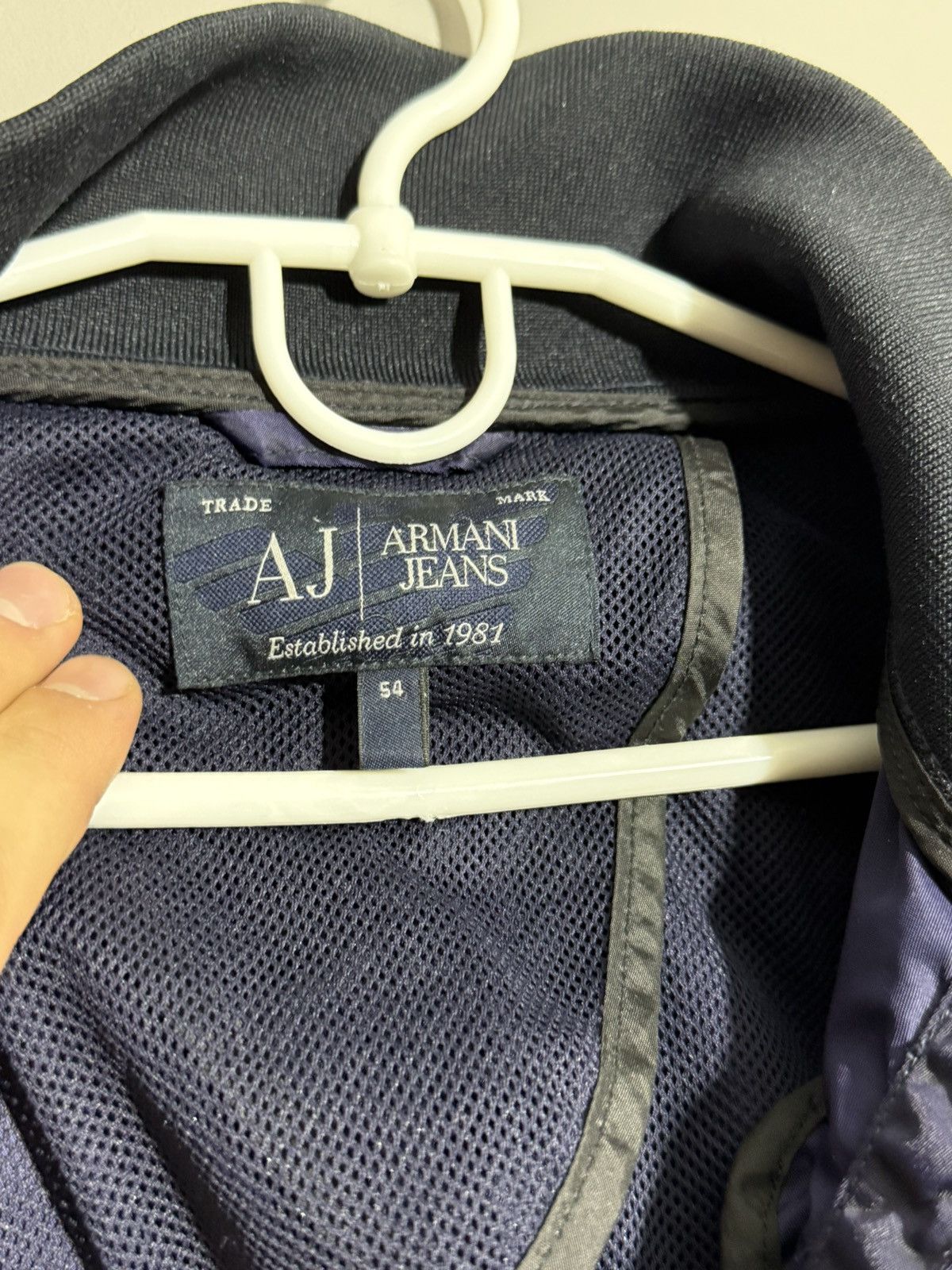 Armani Vintage Armani Jeans nylon jacket size 54 Size US L / EU 52-54 / 3 - 14 Thumbnail