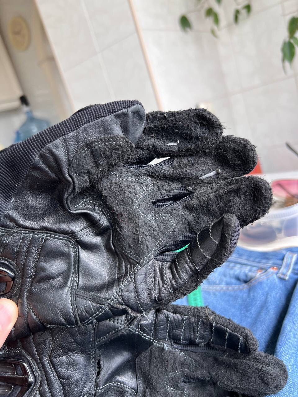 Alpinestars Vintage Alpinestars Black Leather Gloves Motorcycle Racing Size ONE SIZE - 8 Thumbnail