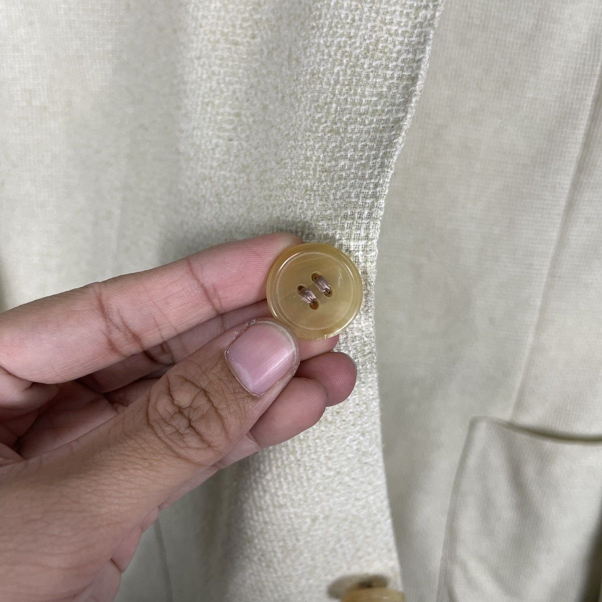 Lancel × Vintage 💥LANCEL VINTAGE LINEN JACKET Size US M / EU 48-50 / 2 - 13 Thumbnail