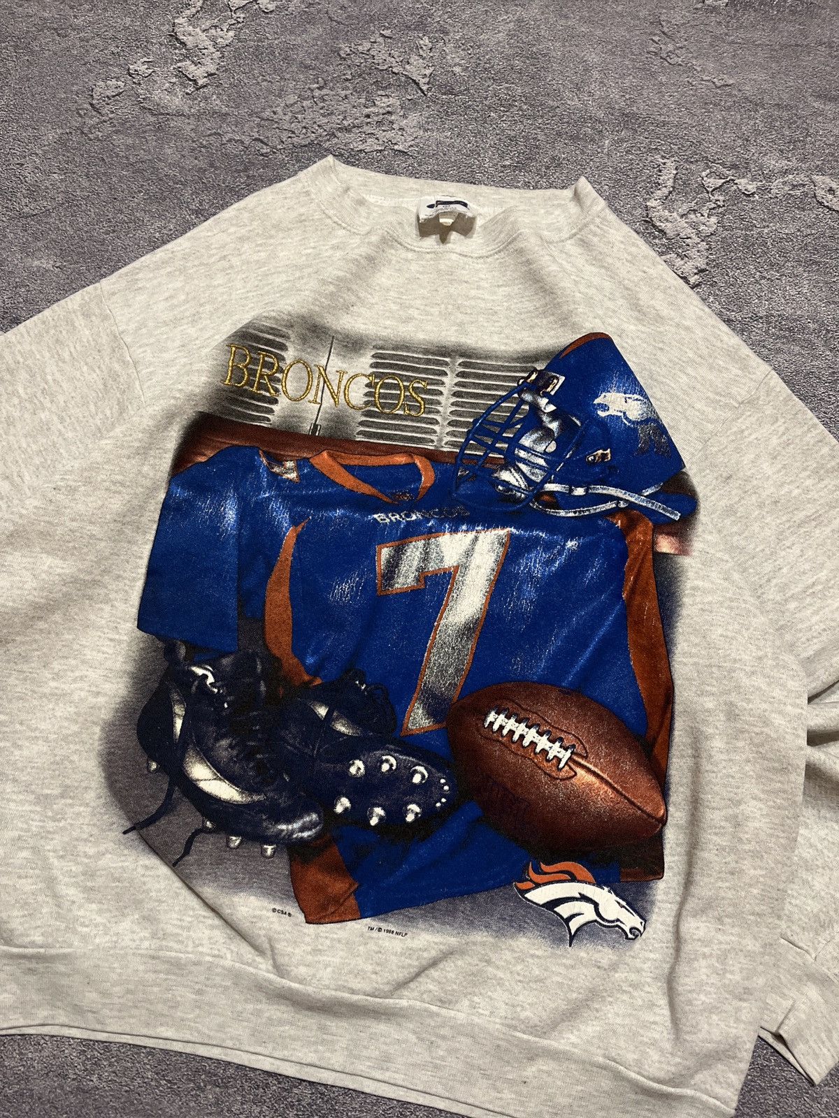 Russell Athletic × Starter × Vintage Vintage 1998 NFLP 90s BRONCOS Sweatshirt Size US L / EU 52-54 / 3 - 2 Thumbnail