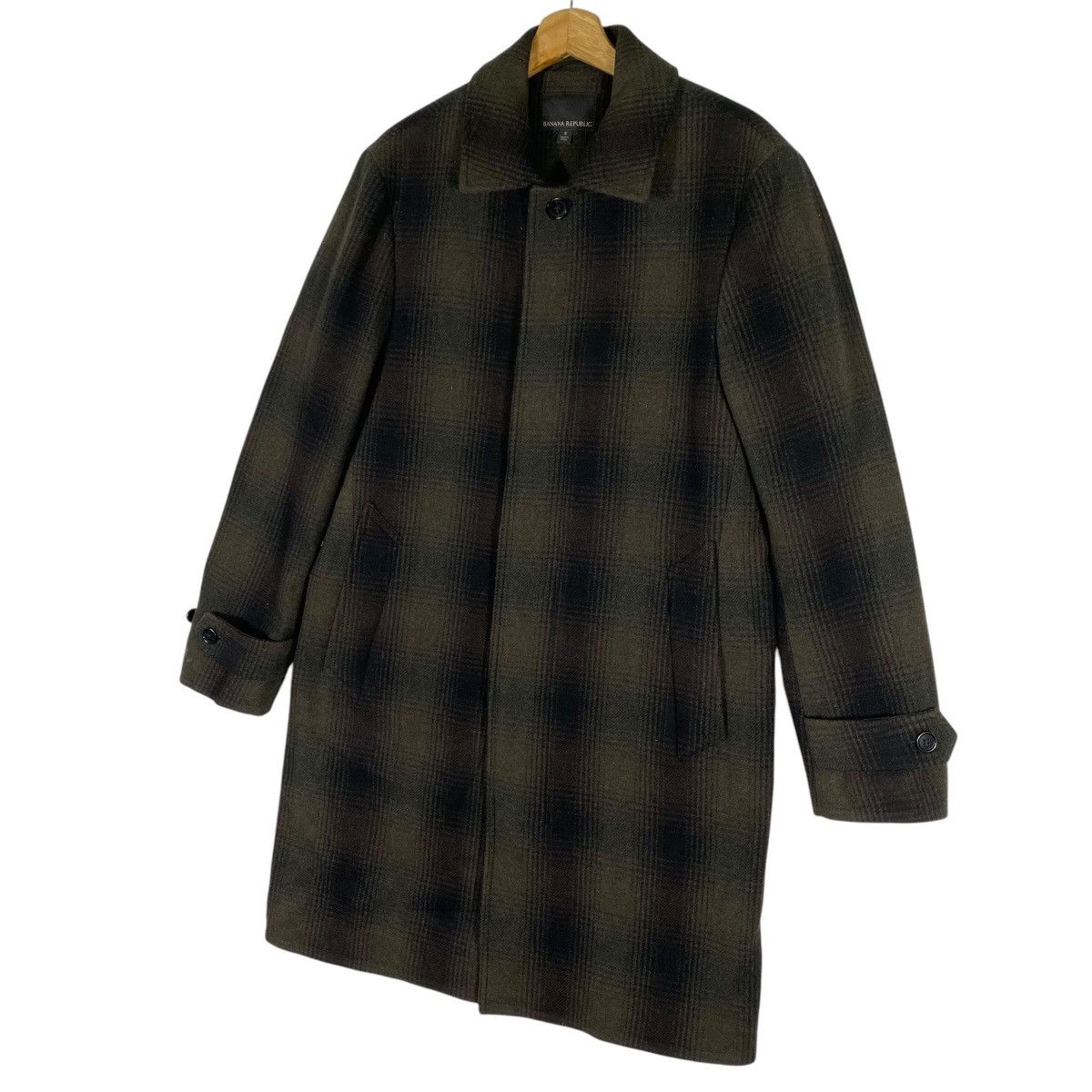 Banana Republic Banana Republic Wool Long Coat S Size But To Fit M Size Size US S / EU 44-46 / 1 - 2 Thumbnail