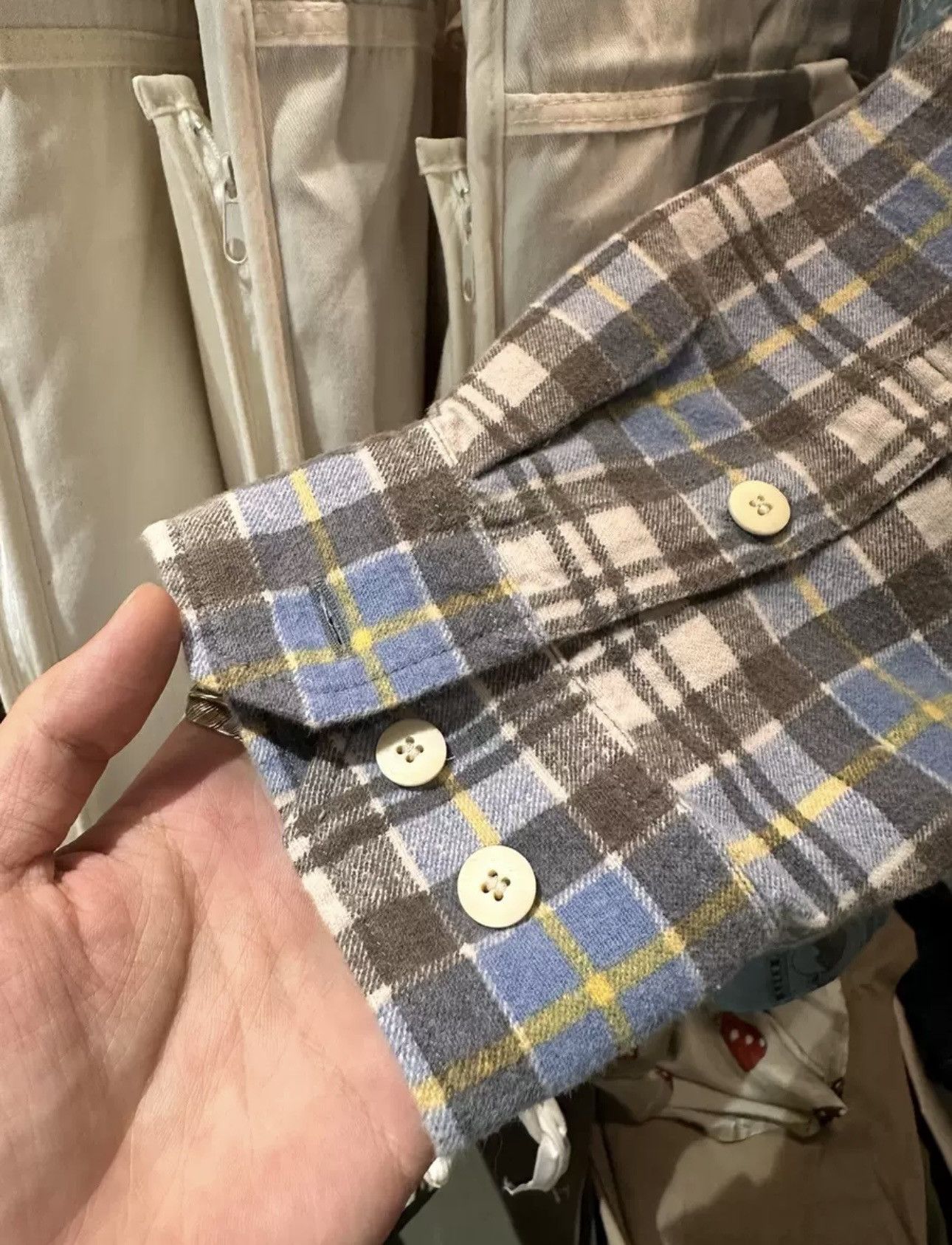 Visvim Visvim 24ss pioneer khadi check l/s Size US M / EU 48-50 / 2 - 4 Thumbnail
