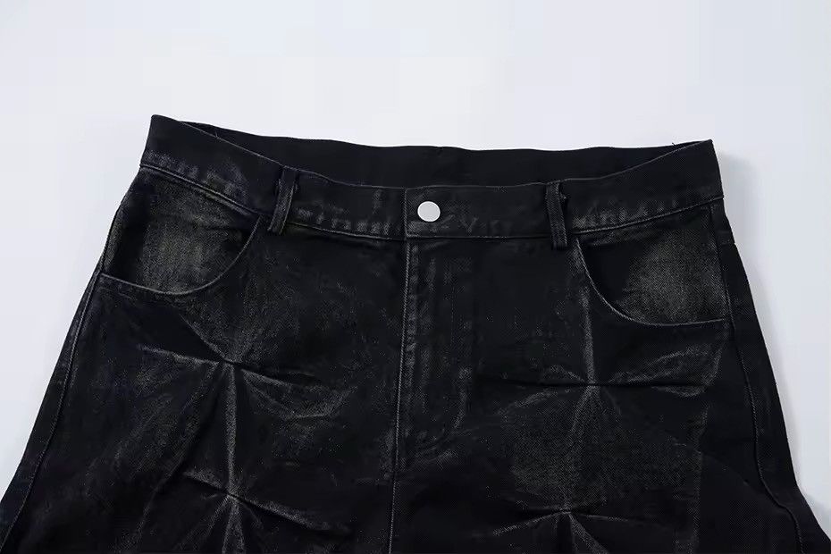 Japanese Brand × Other Retro Washed Pleated Wide Leg Denim Size US 35 - 5 Thumbnail