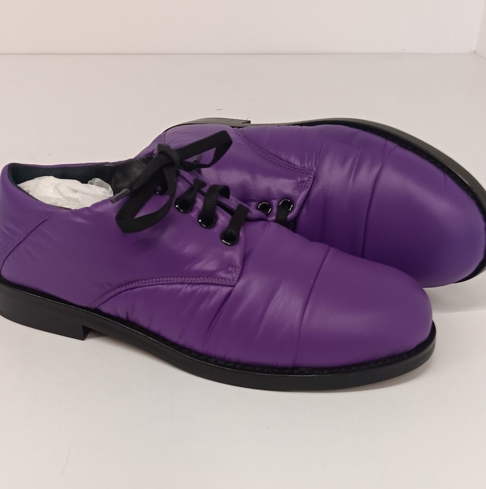 Marni Marni Men's Purple Padded Nylon Oxford Shoes - EU44/US11 Size US 11 / EU 44 - 6 Thumbnail