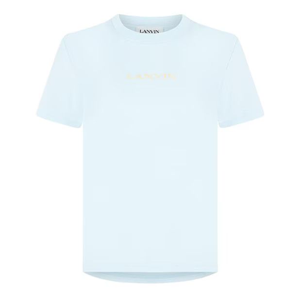 Lanvin o1g2r1mq1024 T-Shirt in Light Blue Size L / US 10 / IT 46 - 1 Thumbnail