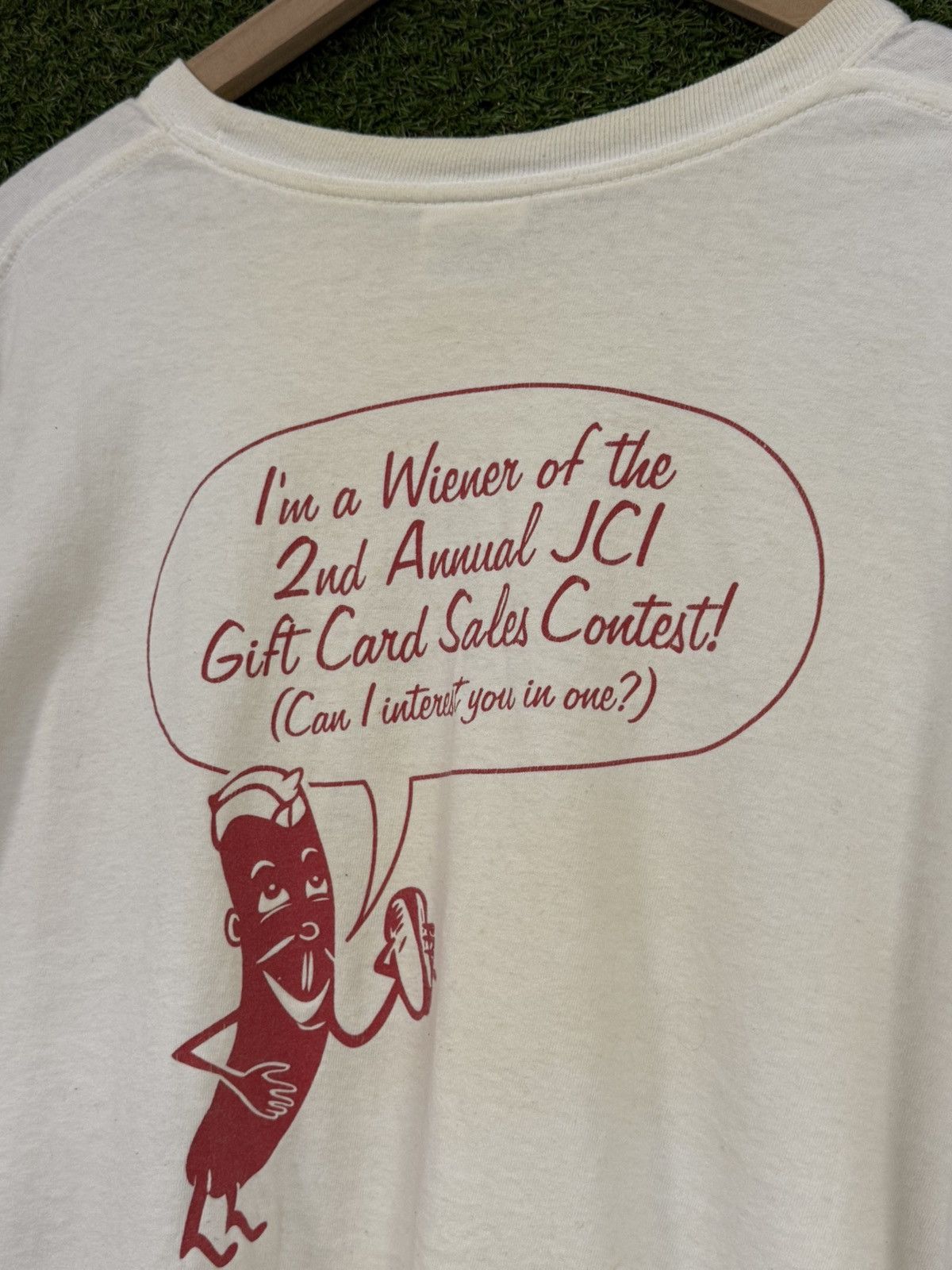 Vintage Vintage James Coney Island Hot Dog Restaurant Food Tee Hanes Size US XXL / EU 58 / 5 - 2 Thumbnail