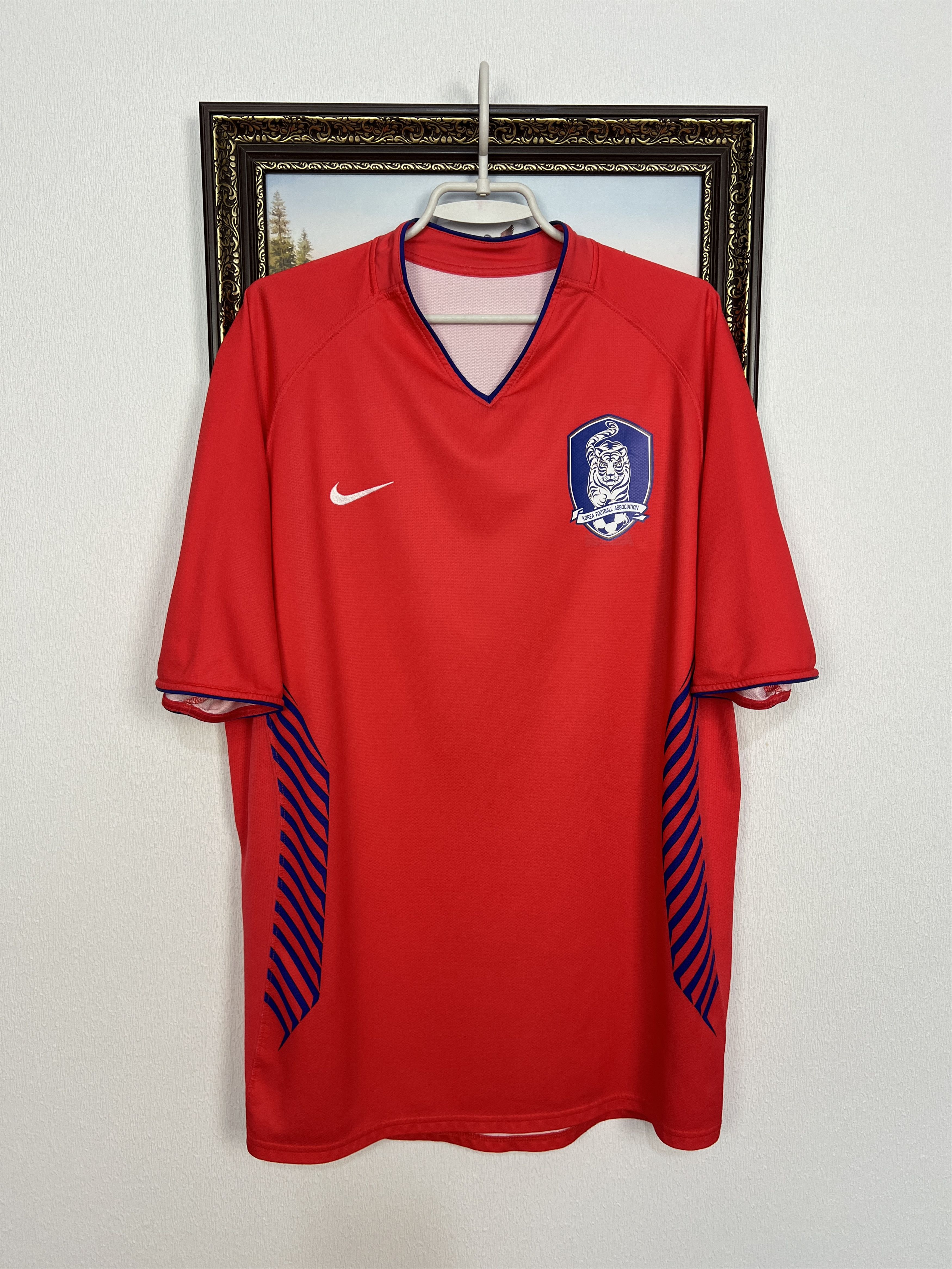 Nike South Korea football shirt Soccer Jersey Trikot National Size US XXL / EU 58 / 5 - 1 Thumbnail