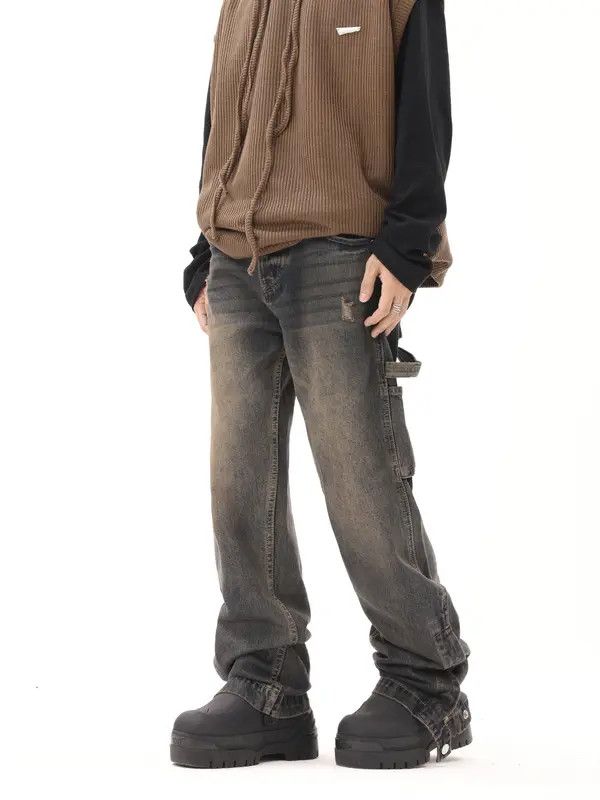 VIBE workwear distressed carpenter jeans Size US 30 / EU 46 - 4 Thumbnail