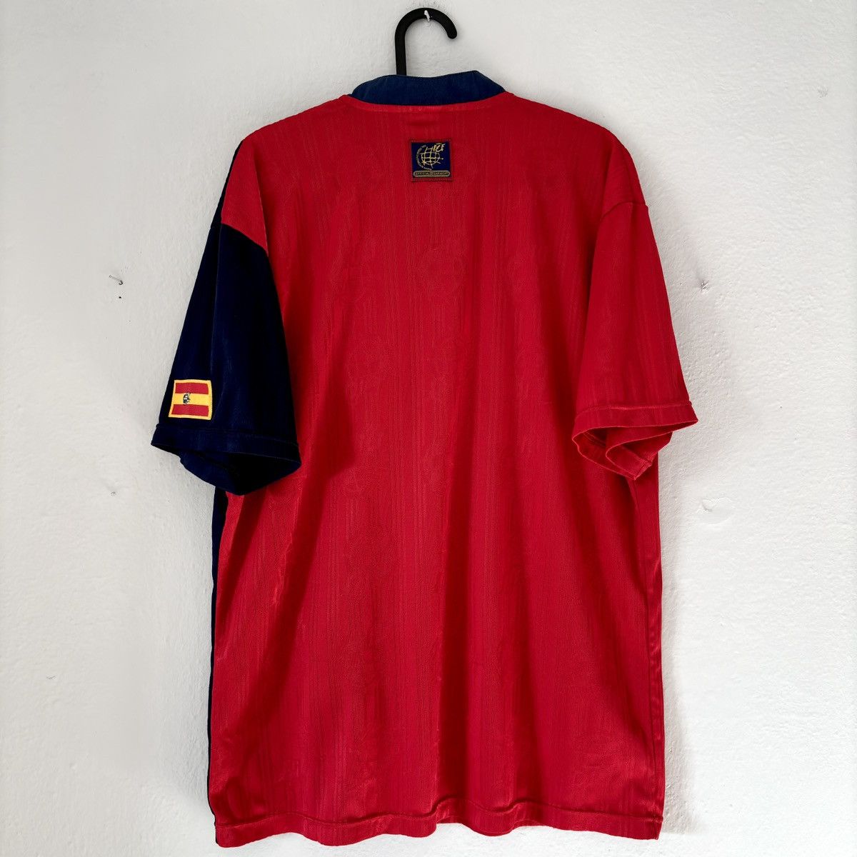 Adidas × Vintage 1996 1998 Spain National Adidas Vintage Home Soccer Jersey L Size US L / EU 52-54 / 3 - 9 Thumbnail