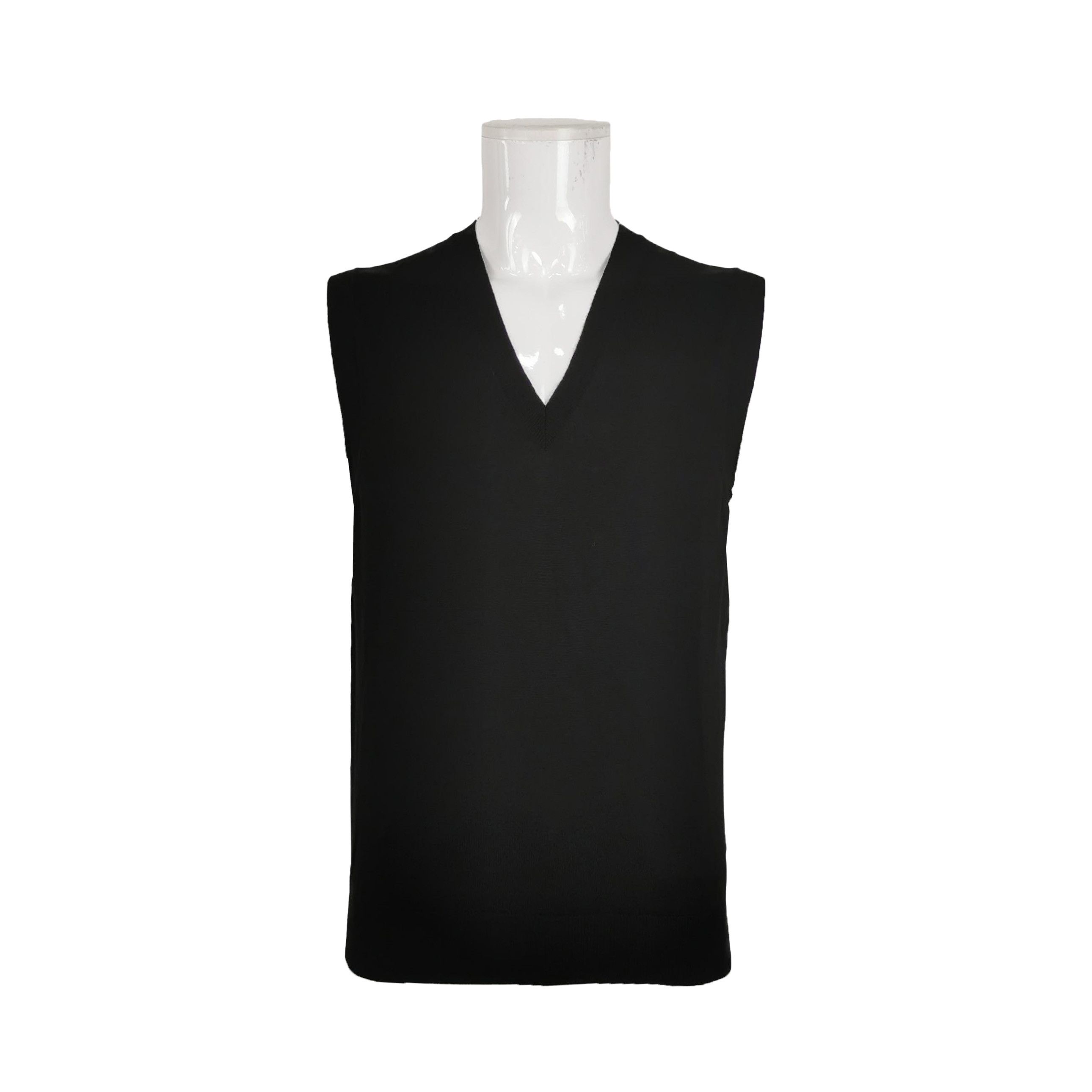 Prada Prada Wool Solid V-Neck Vest L/50 Size US L / EU 52-54 / 3 - 1 Thumbnail