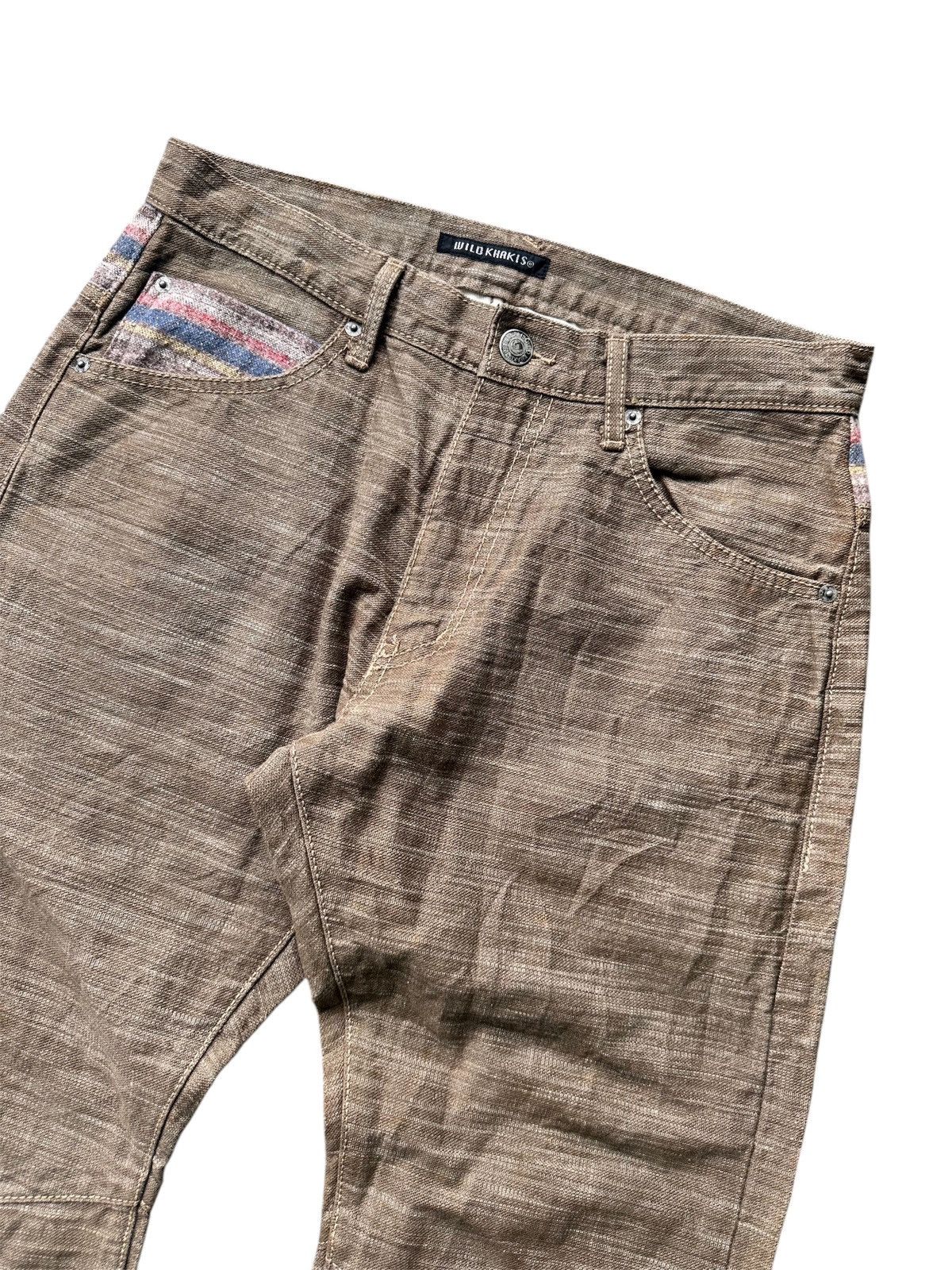 If Six Was Nine × Japanese Brand Wild Khakis Jeans Pants Size US 31 - 4 Thumbnail